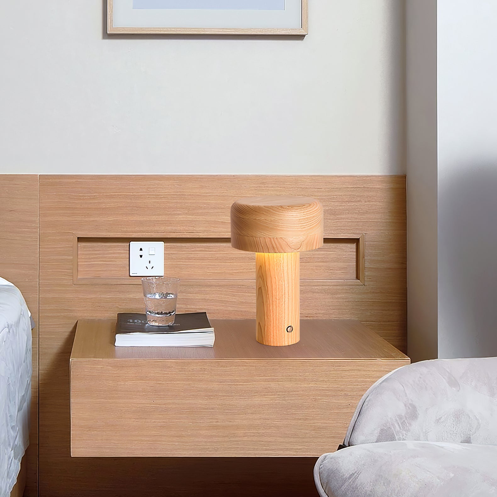 Wooden Tower Table Lamp - Lumpaz