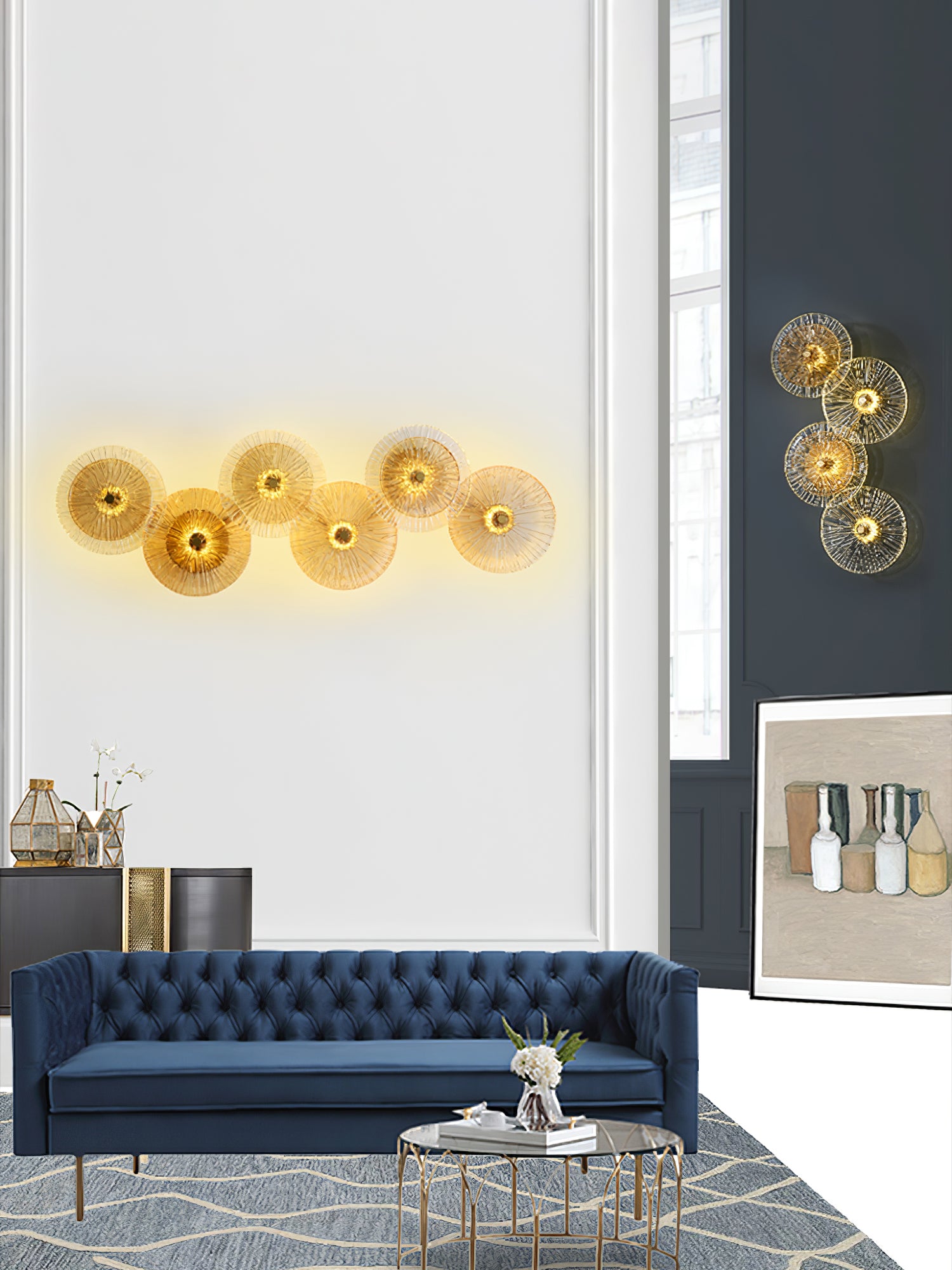 Lotus Leaves Wall Lamp - Lumpaz