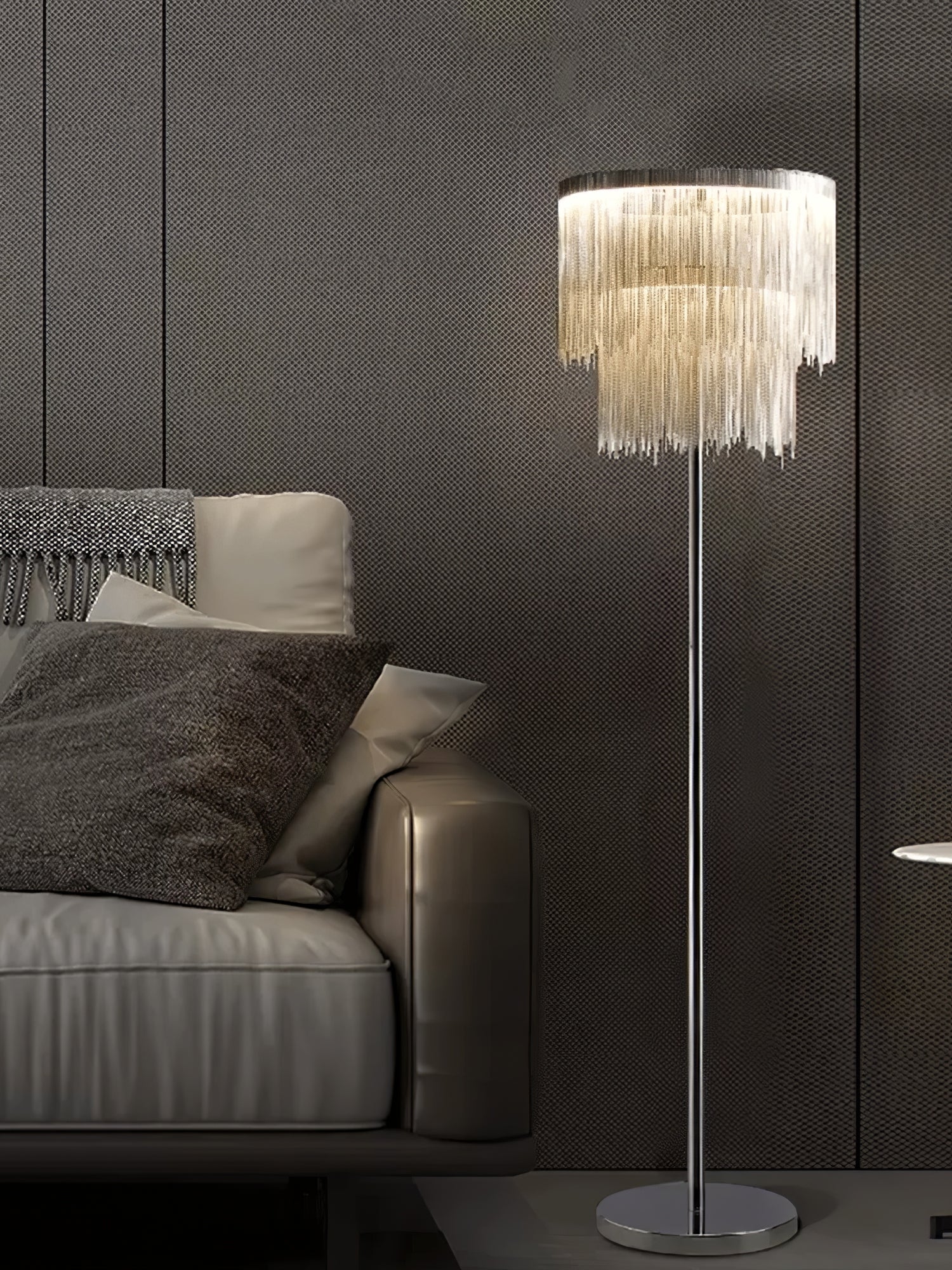 Cadena Tassel Floor Lamp - Lumpaz