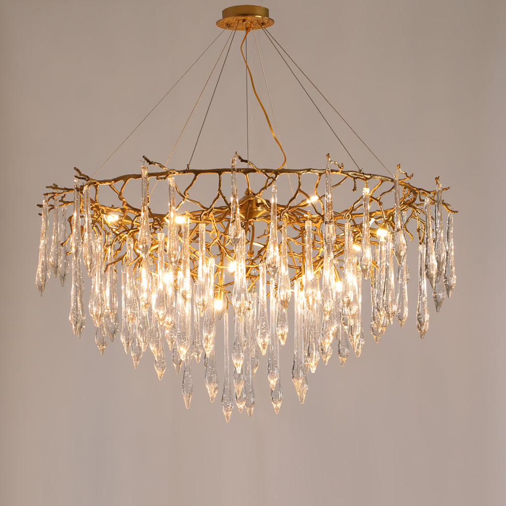 Branchs Brass Chandelier - Lumpaz