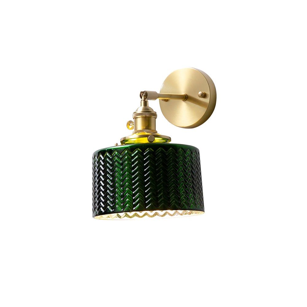 Green Glass Wall Lamp - Lumpaz