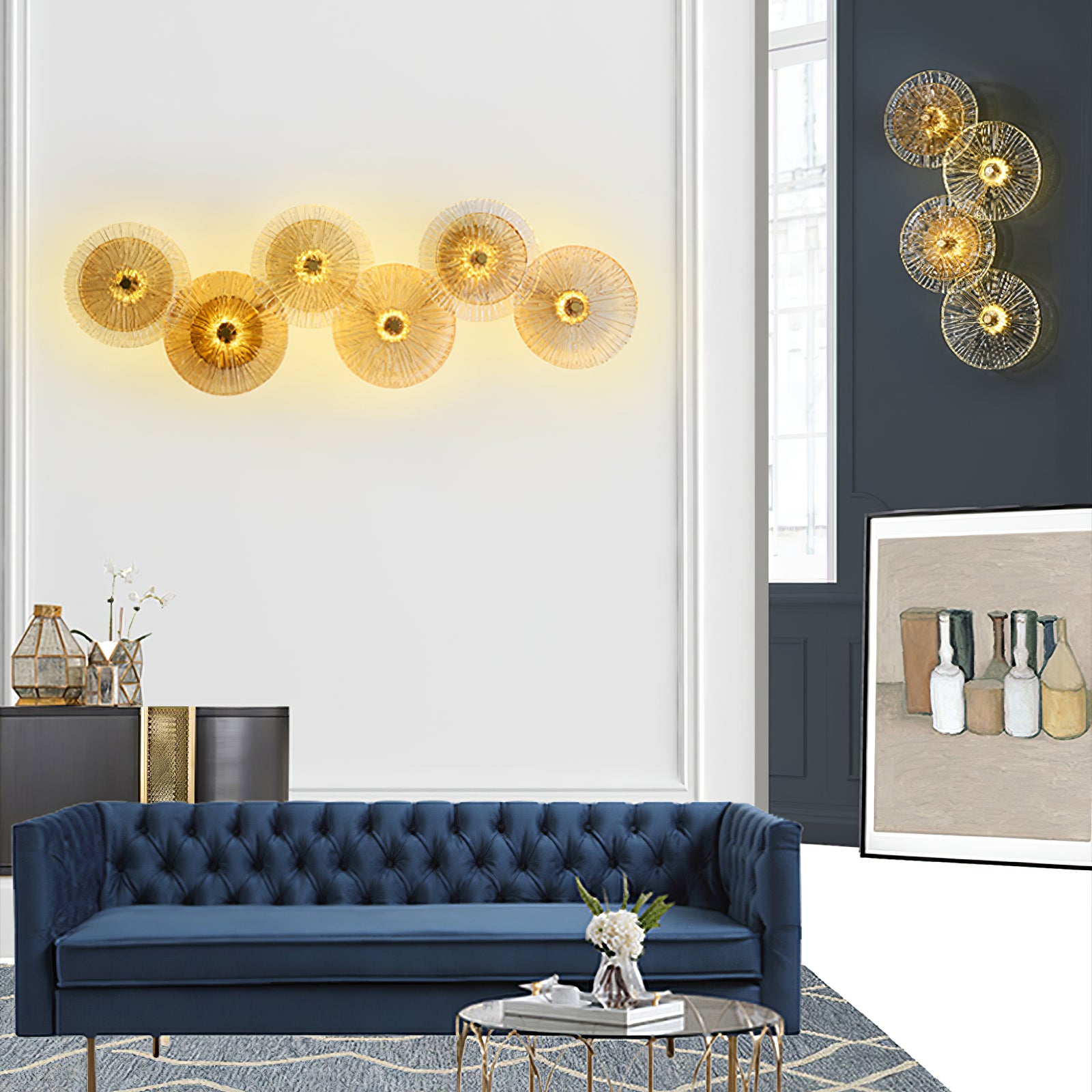 Lotus Leaves Wall Lamp - Lumpaz