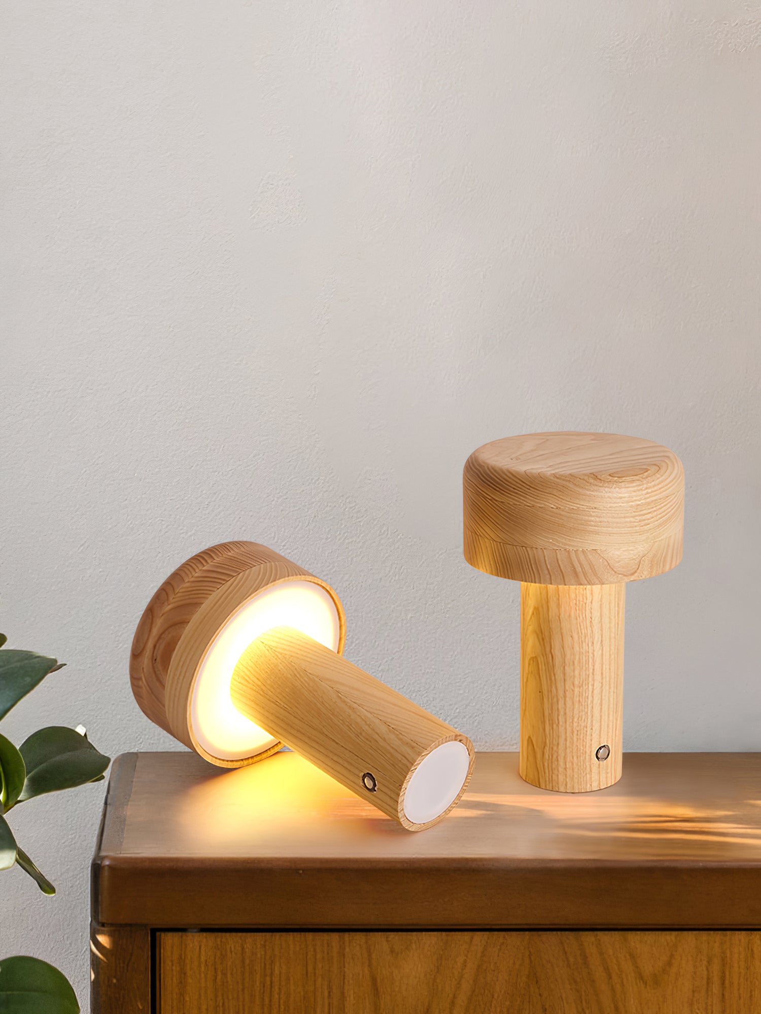 Wooden Tower Table Lamp - Lumpaz