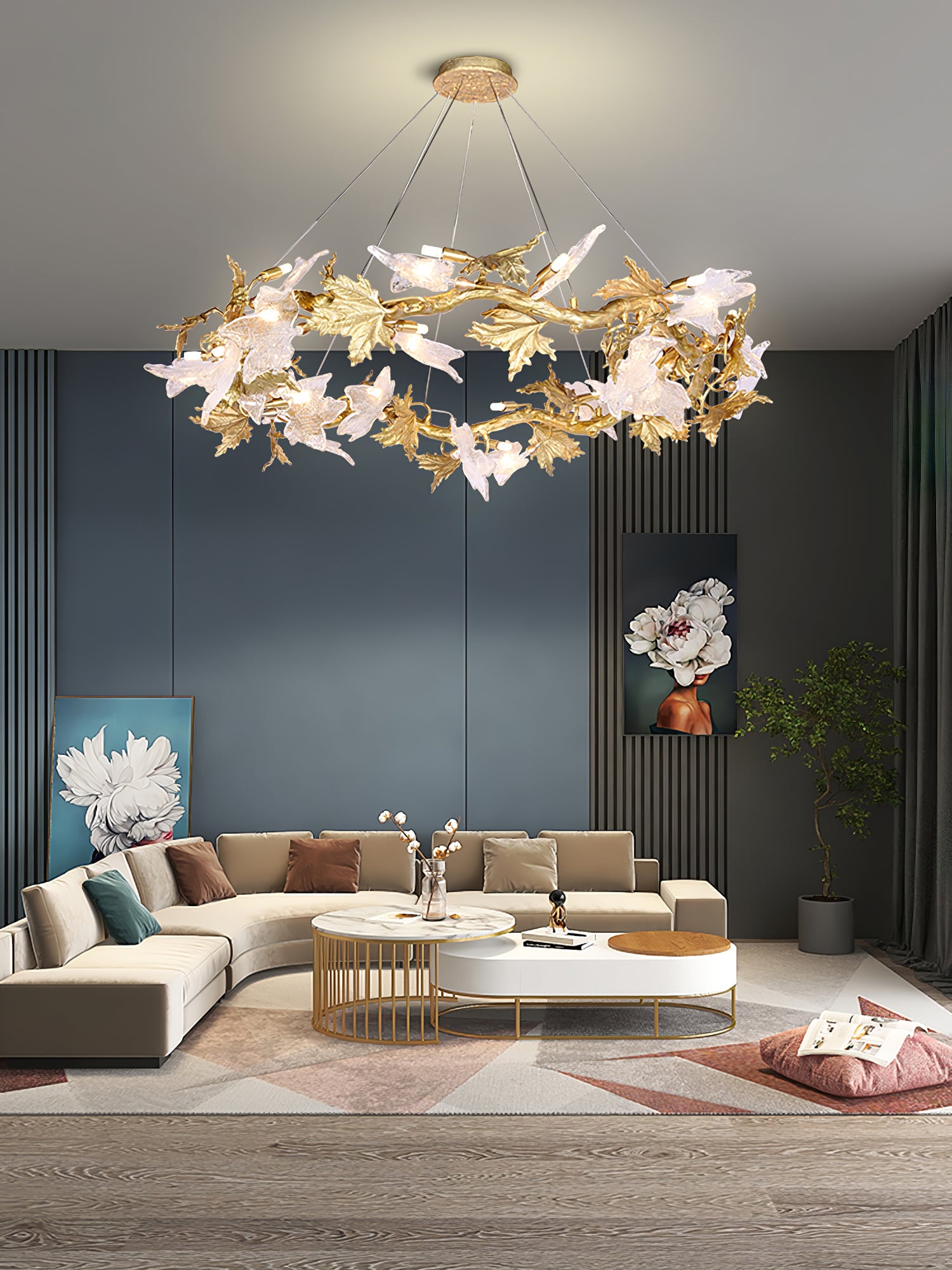 Folio Crown Chandelier - Lumpaz