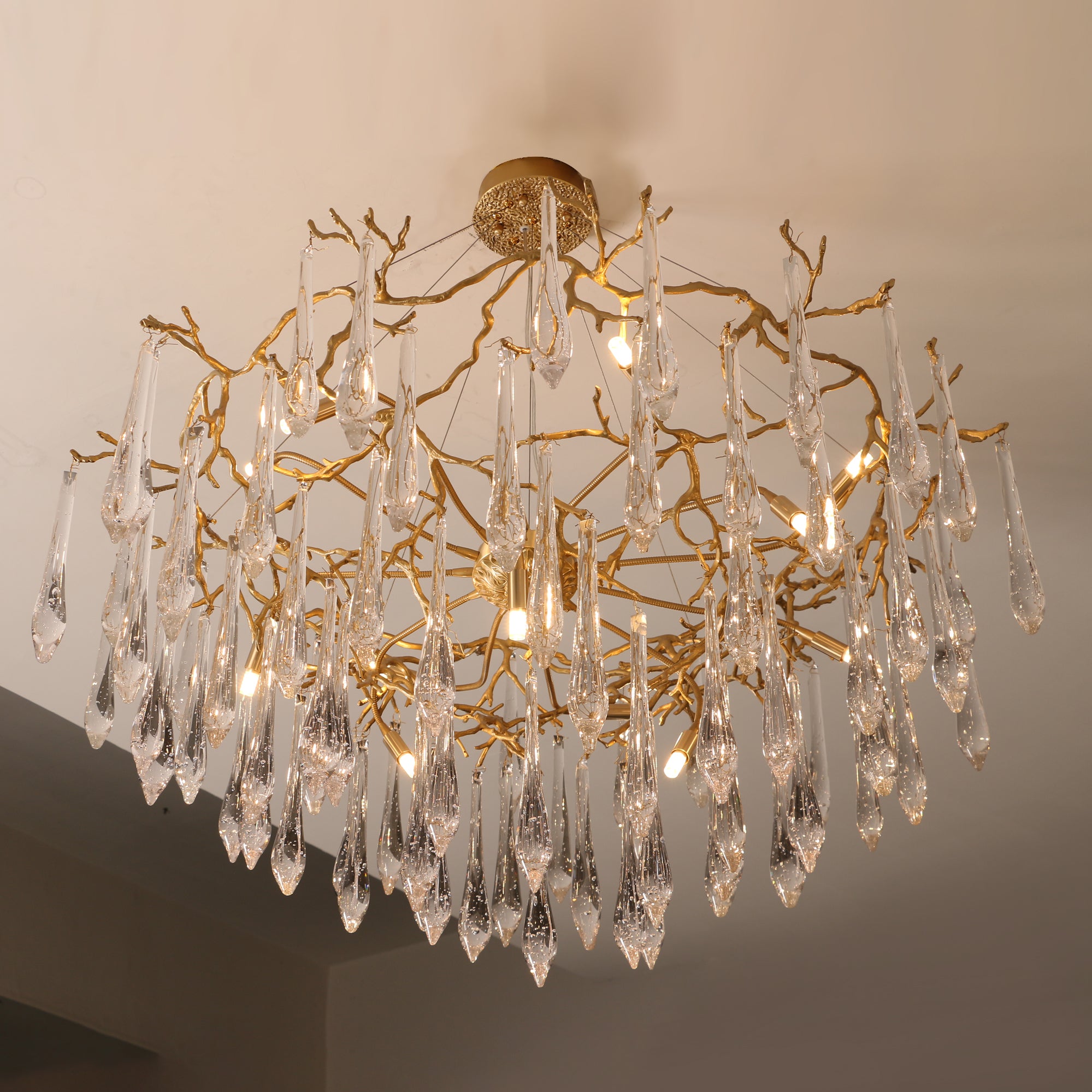 Branchs Brass Chandelier - Lumpaz