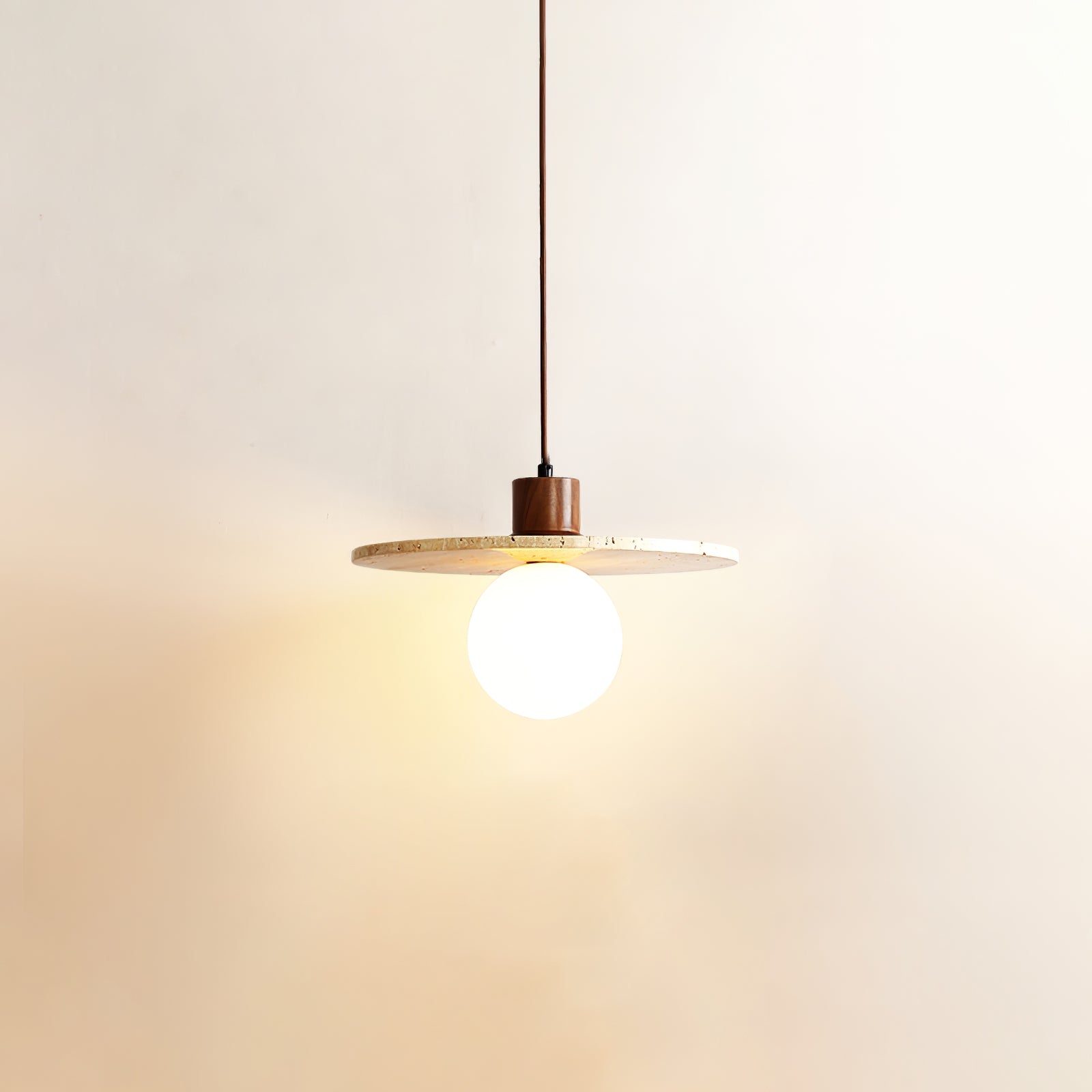Travertine Pendant Lamp - Lumpaz