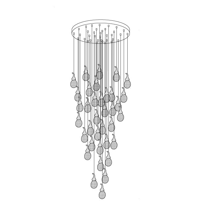 Leo Bubble Chandelier - Lumpaz