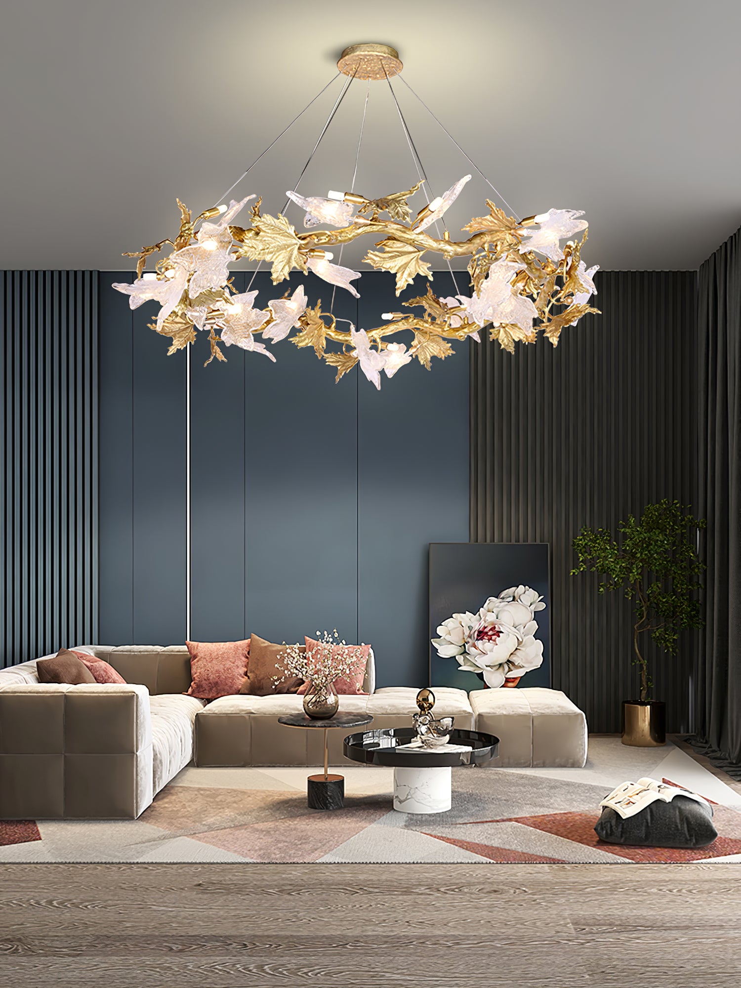Folio Crown Chandelier - Lumpaz