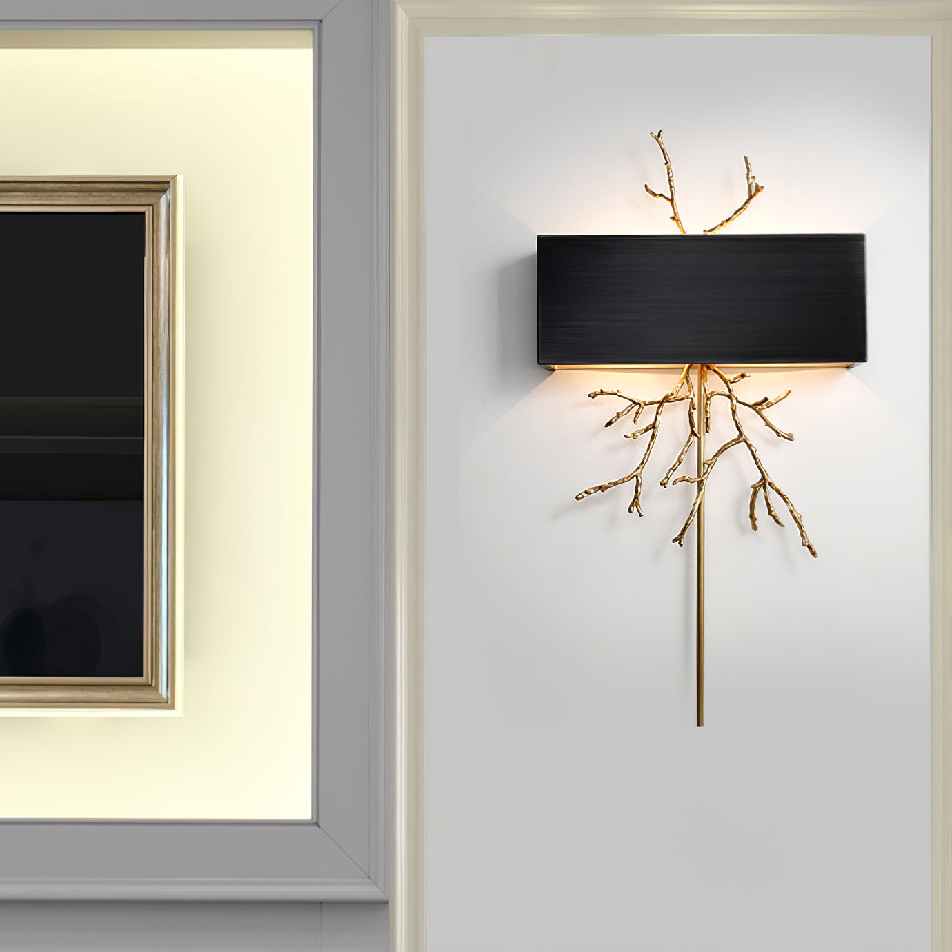 Brass Branch Wall Lamp - Lumpaz