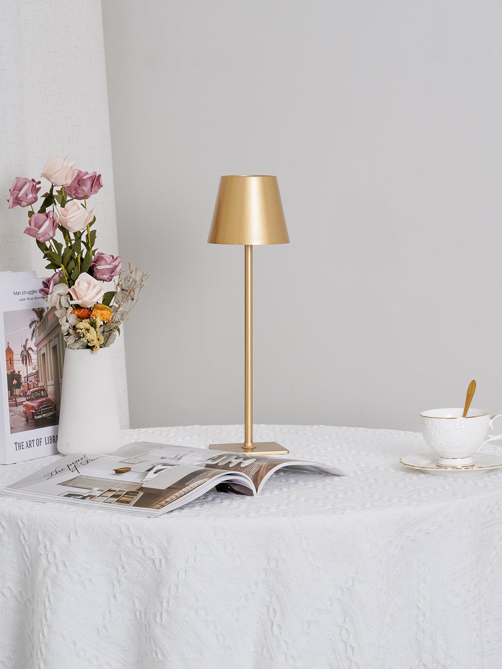 Poldina Built-in Battery Table Lamp - Lumpaz