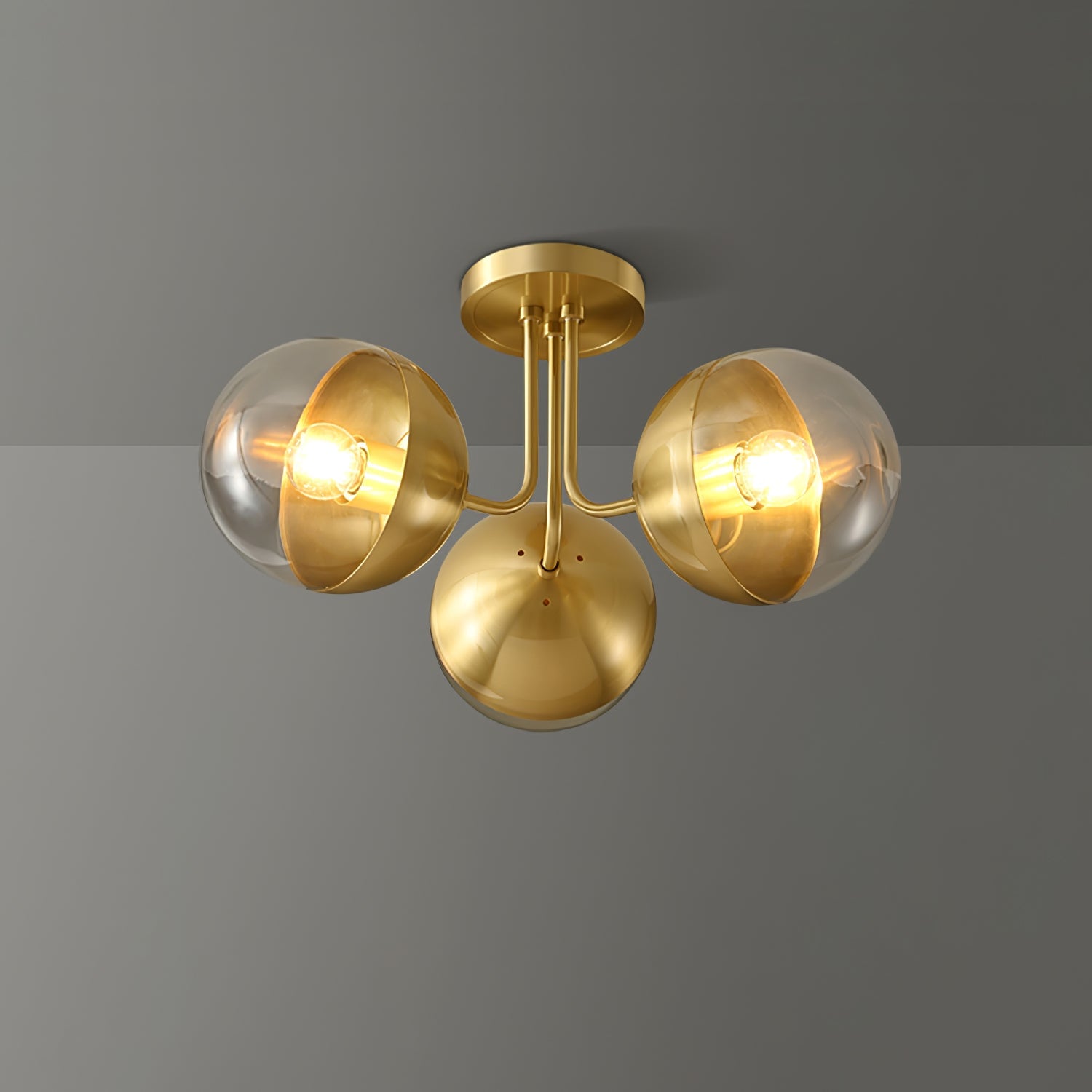 Brass Globulars Ceiling Lamp - Lumpaz