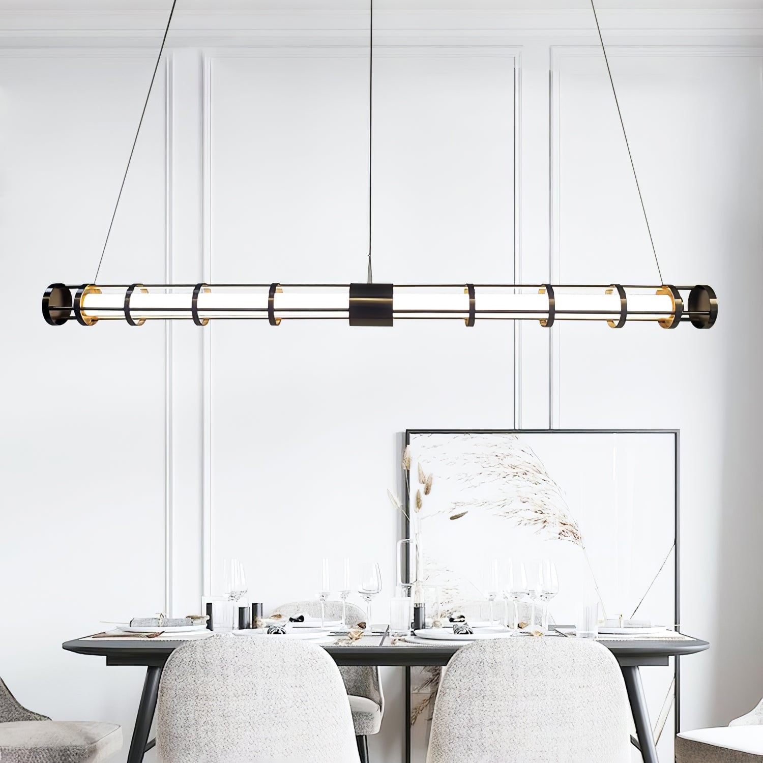 Round Tube Pendant Lamp - Lumpaz