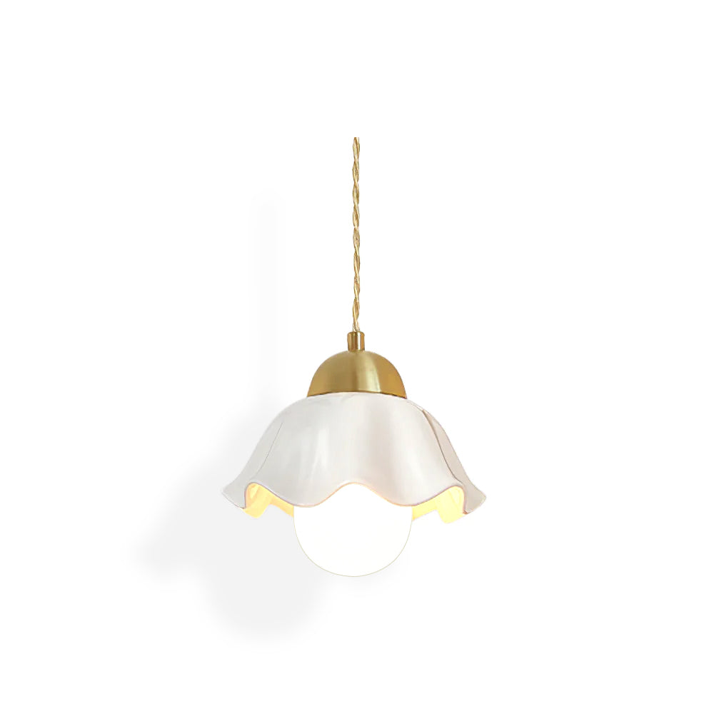Ceramics Floral Pendant Light - Lumpaz
