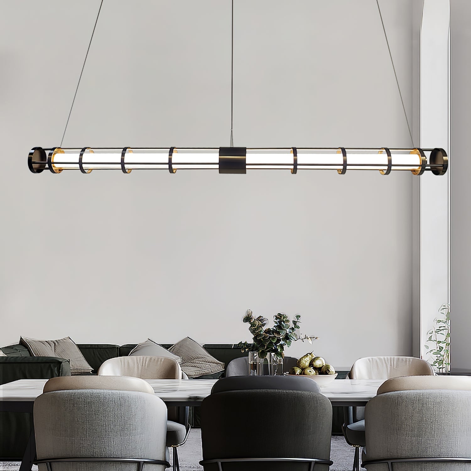 Round Tube Pendant Lamp - Lumpaz