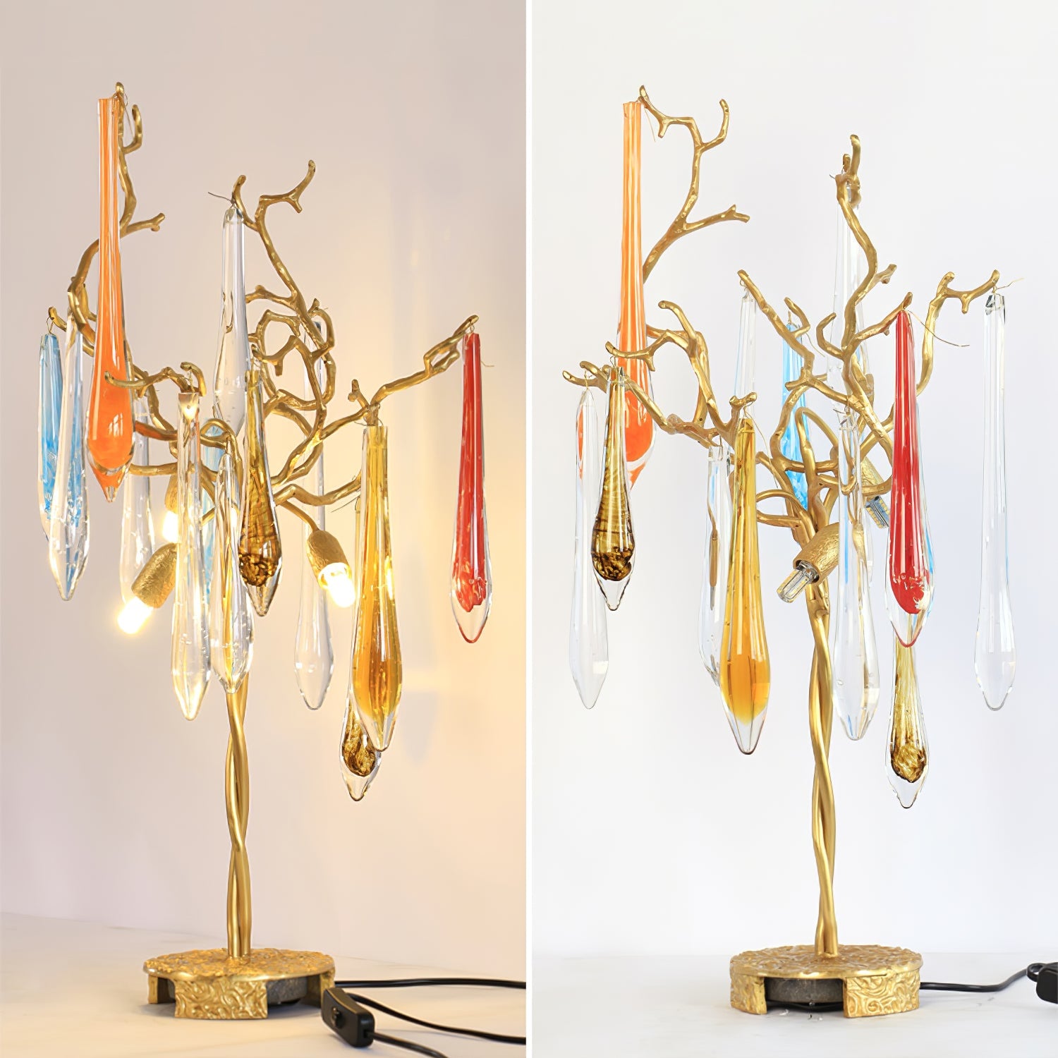 Aqua Willow Table Lamp - Lumpaz