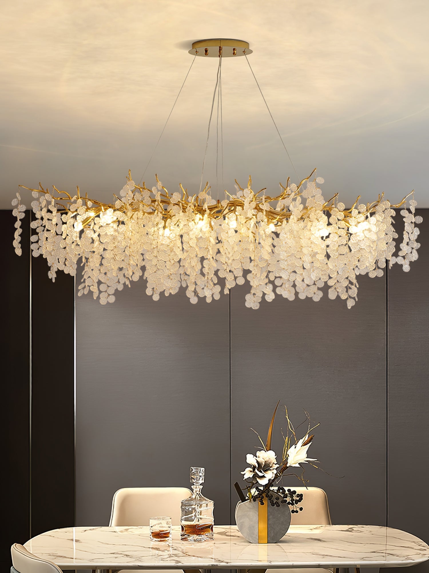 Shiro Noda Glass Chandeliers - Lumpaz