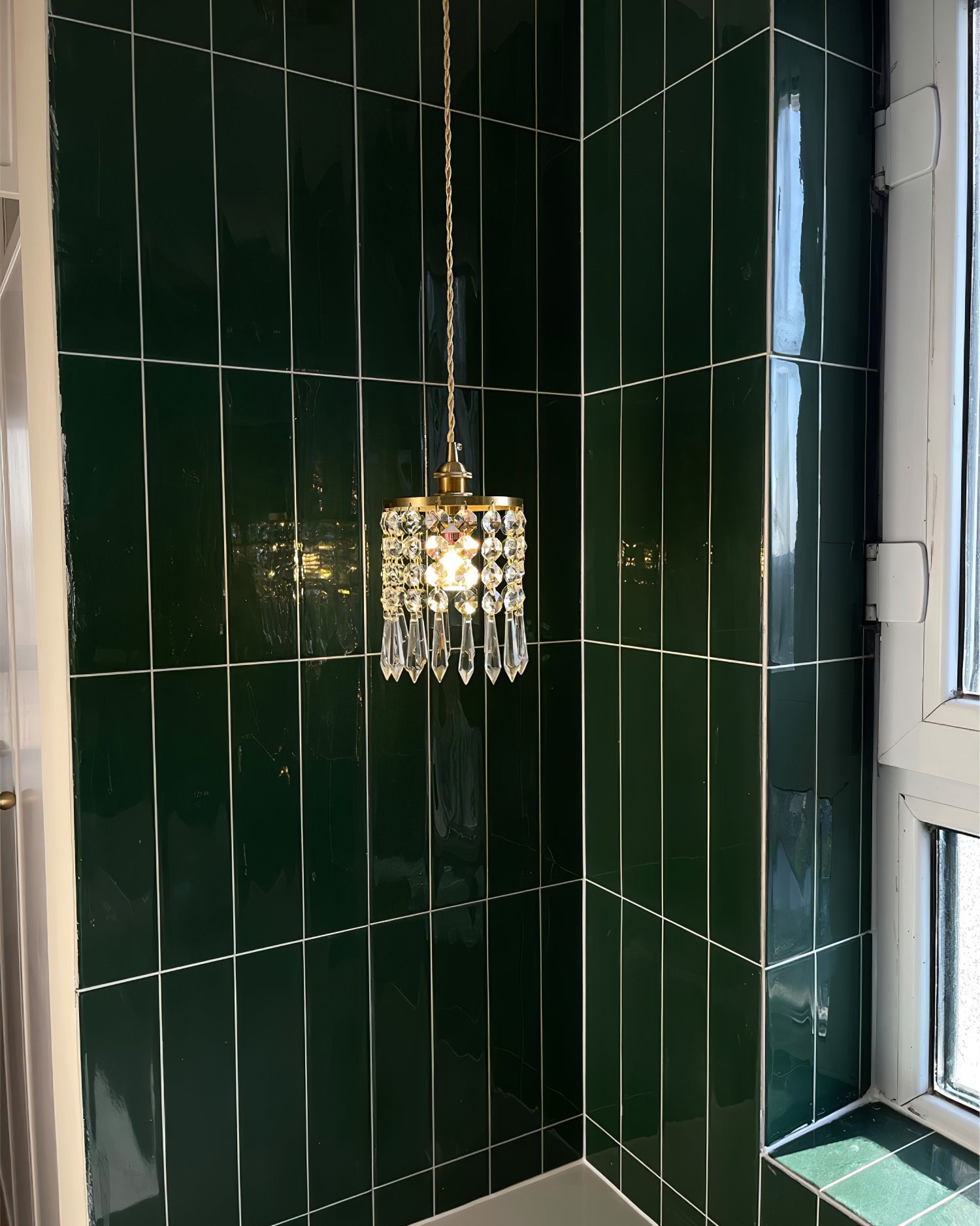 Vintage Crystal Pendant Lamp - Lumpaz