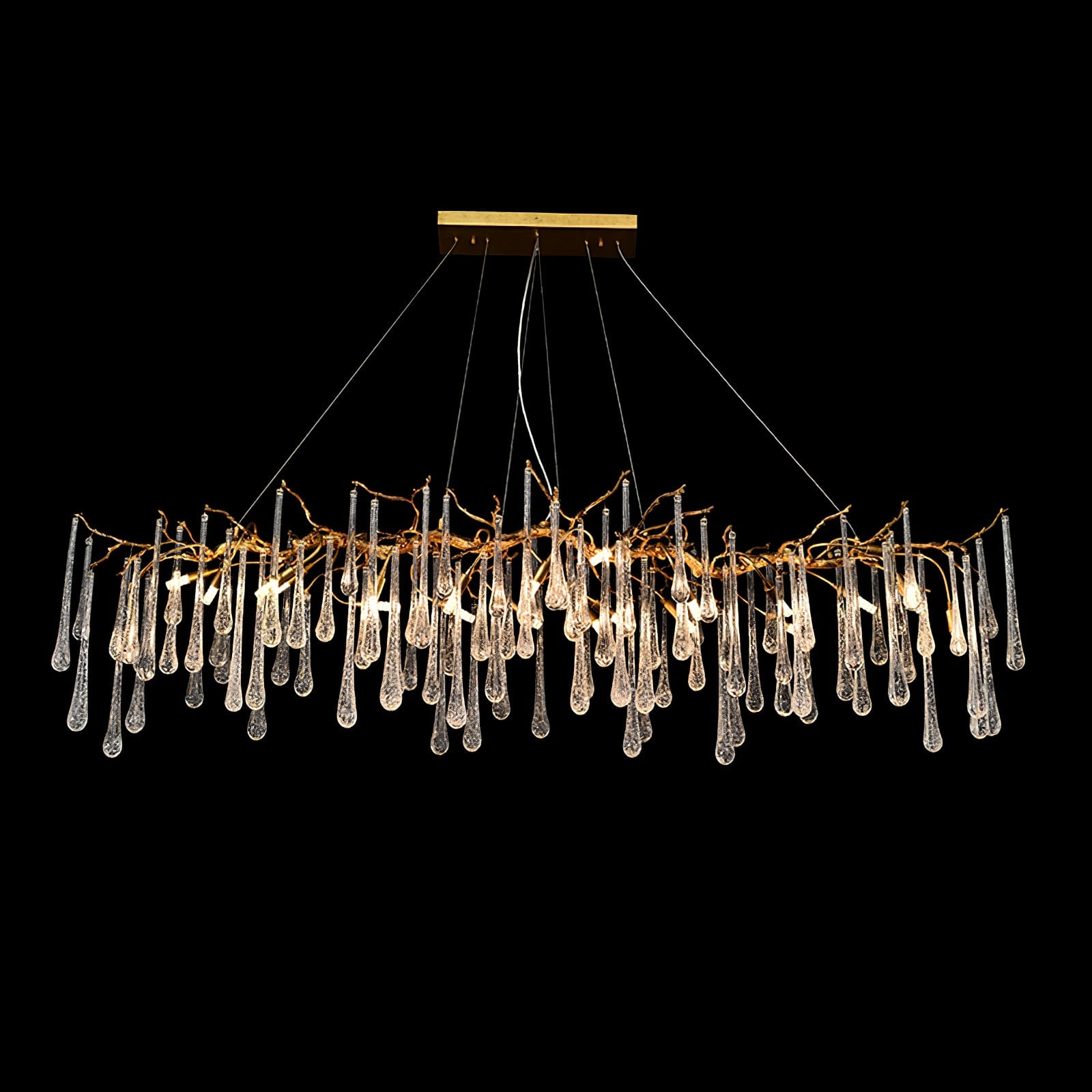 Aqua Makrama Chandeliers - Lumpaz