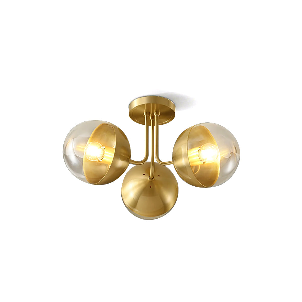 Brass Globulars Ceiling Lamp - Lumpaz