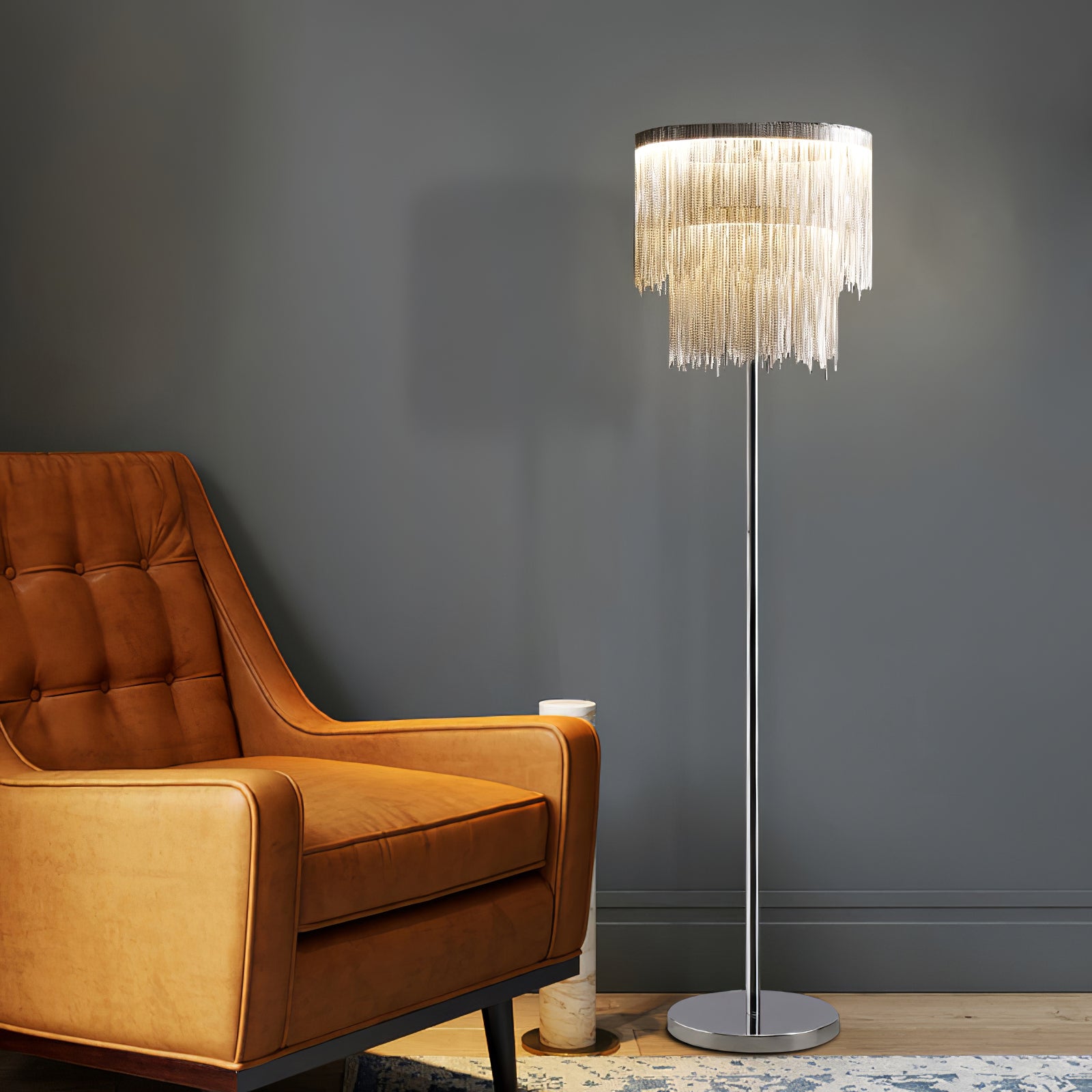 Cadena Tassel Floor Lamp - Lumpaz