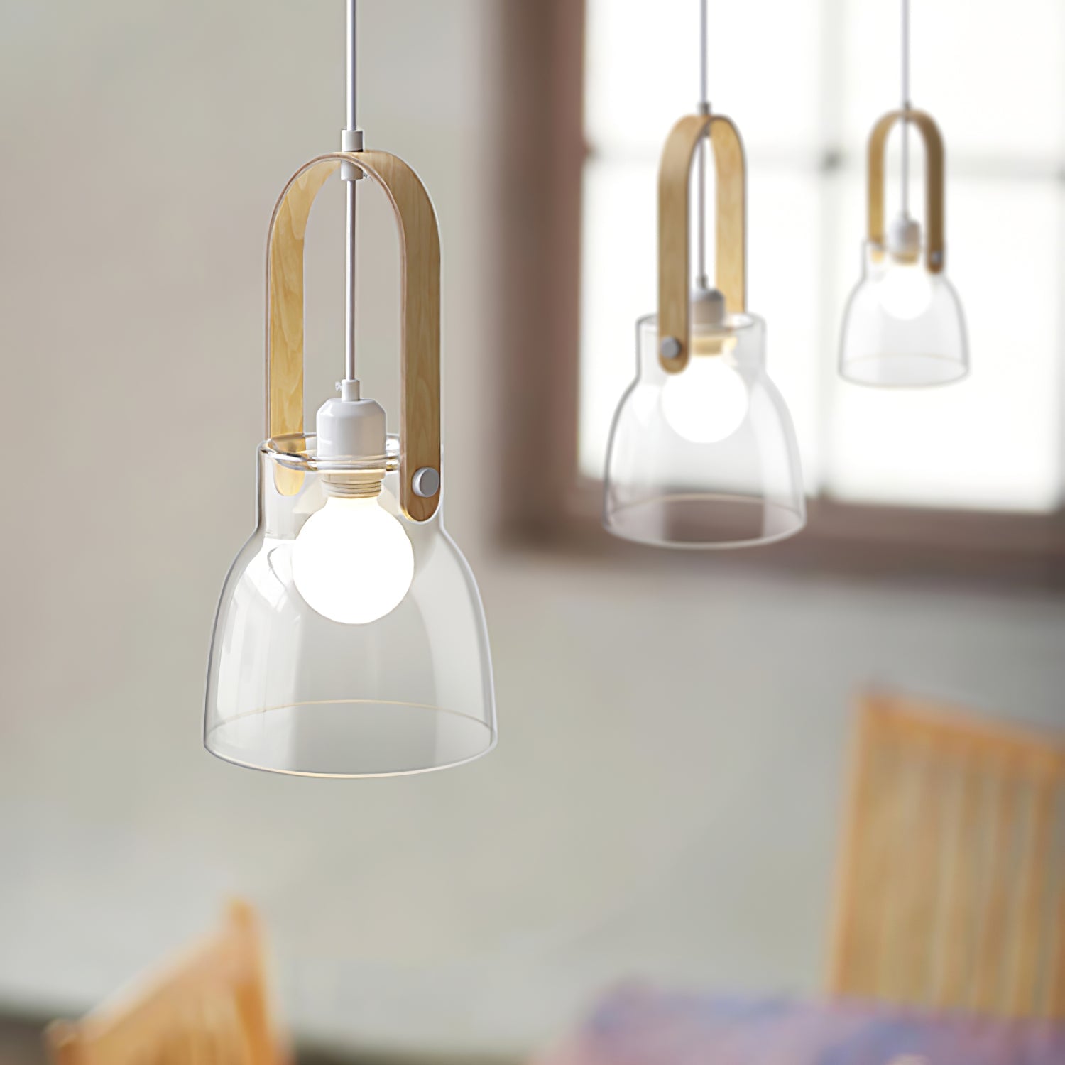 Skandi Glass Pendant Lamp - Lumpaz