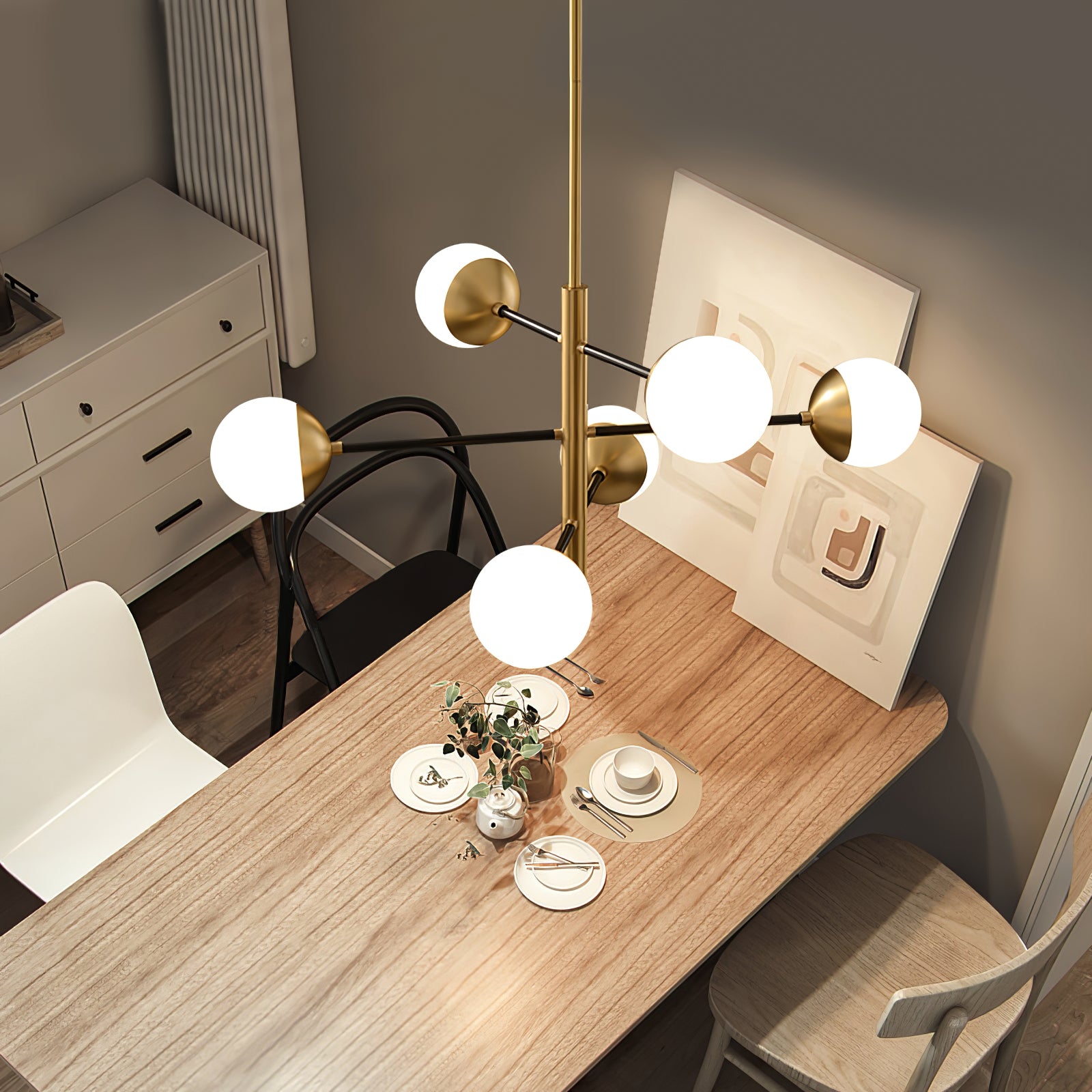 Compass Chandelier - Lumpaz