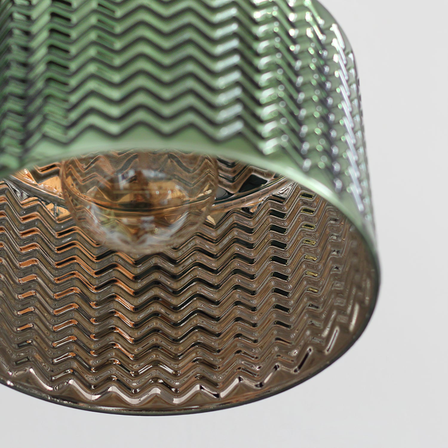 Green Glass Wall Lamp - Lumpaz