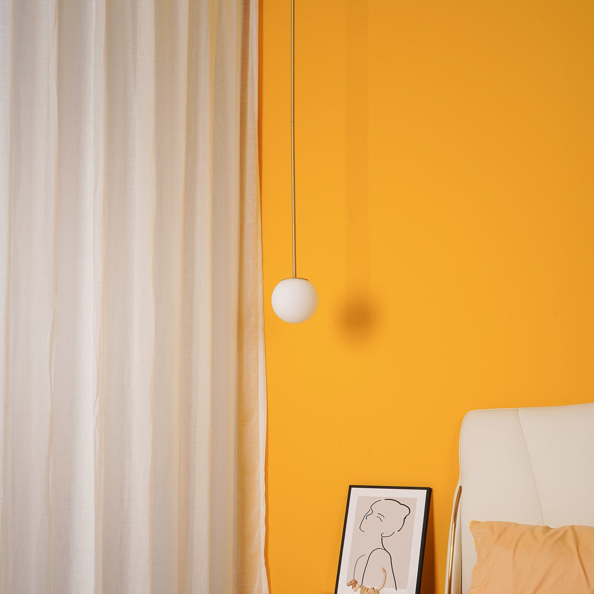 Brass Architectural Pendant Light - Lumpaz