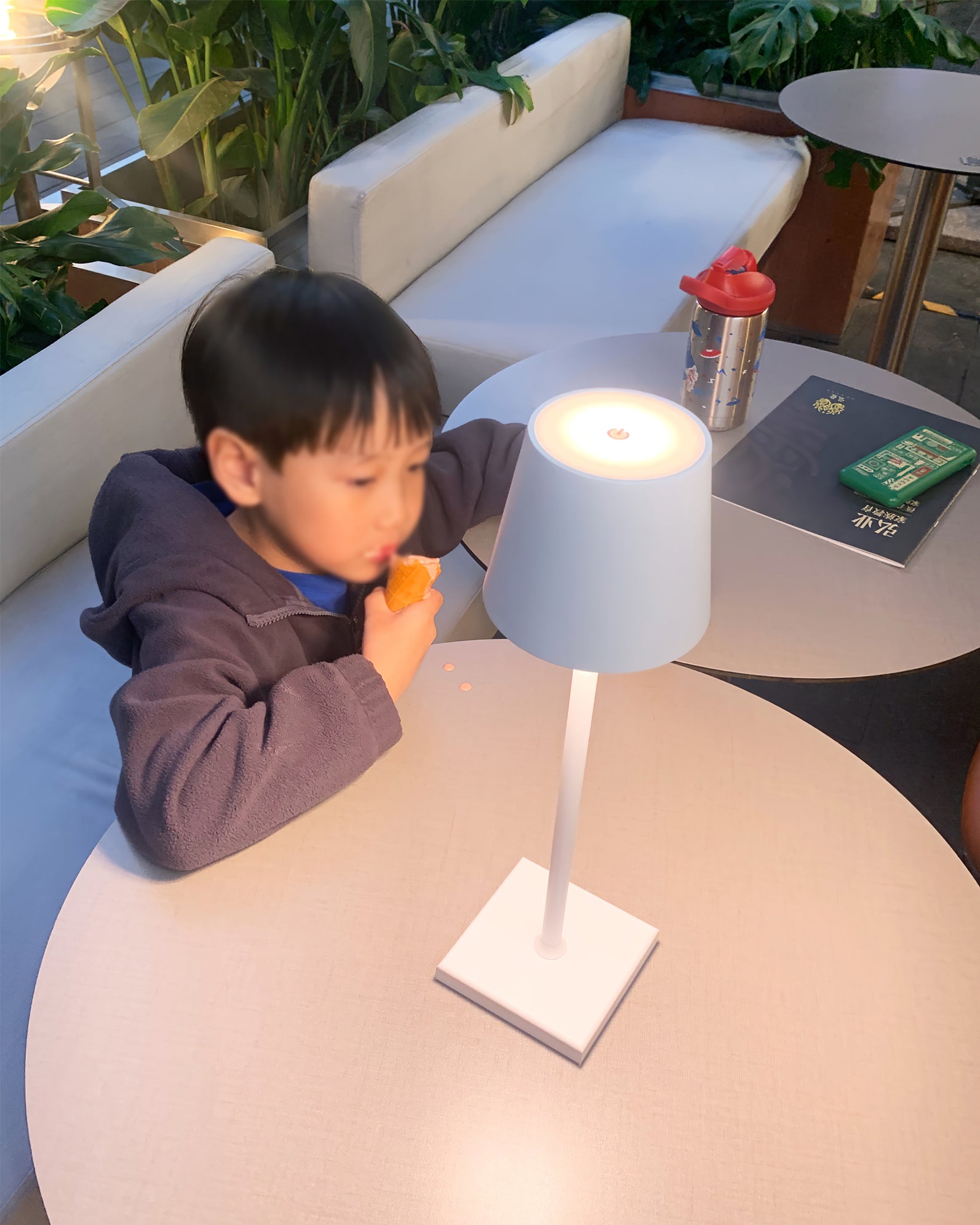 Poldina Built-in Battery Table Lamp - Lumpaz