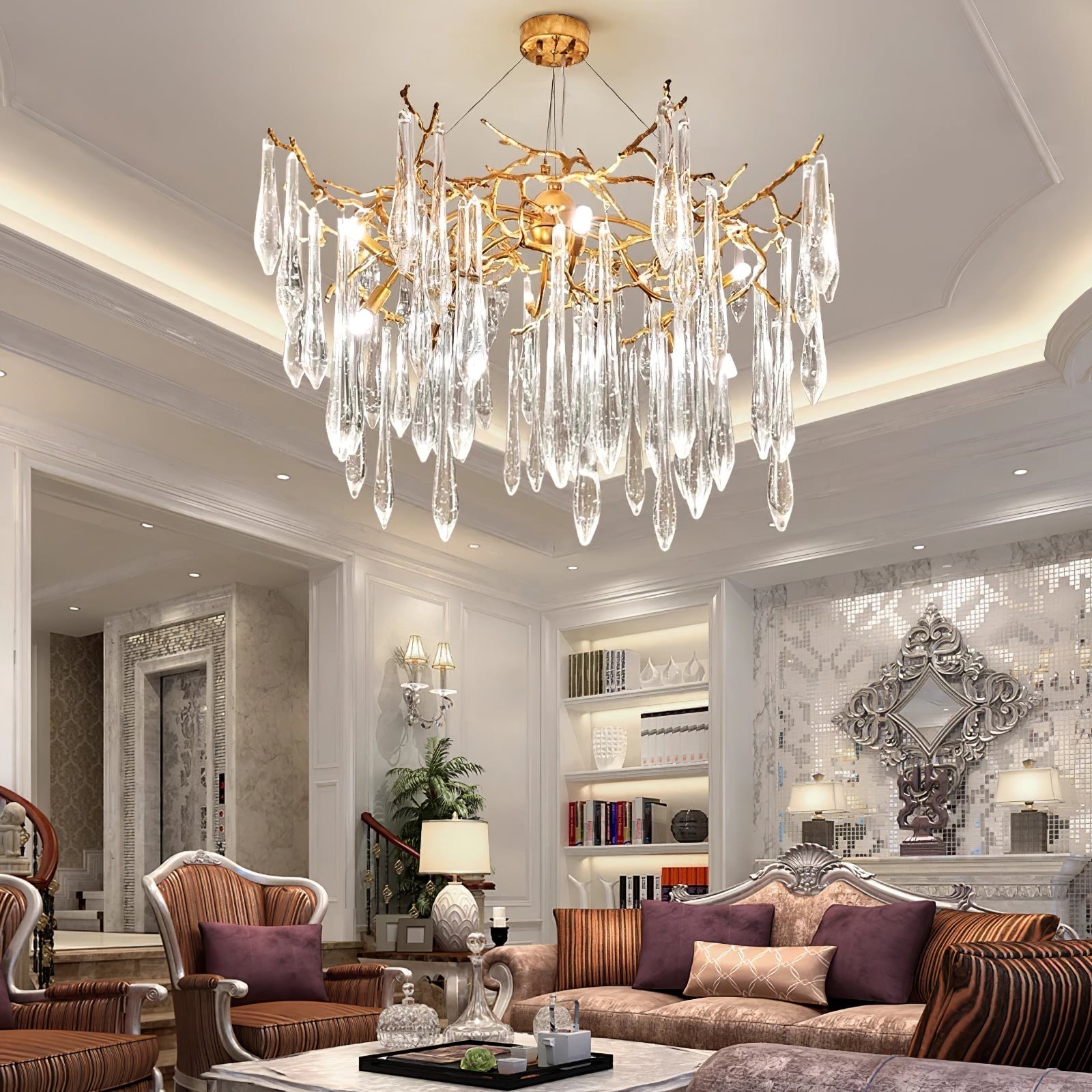 Icicle Crystal Chandelier - Lumpaz