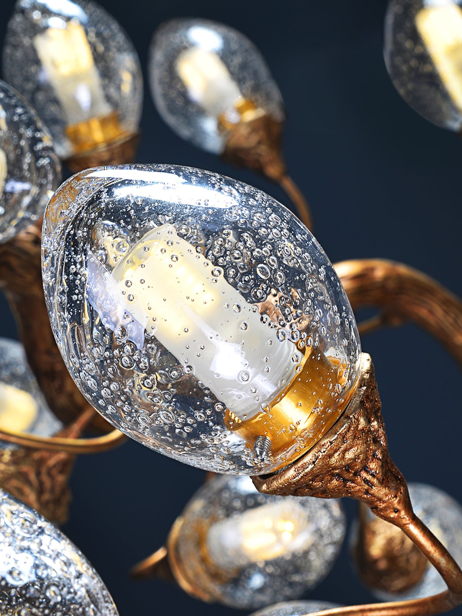 Lotus Brass Chandeliers - Lumpaz