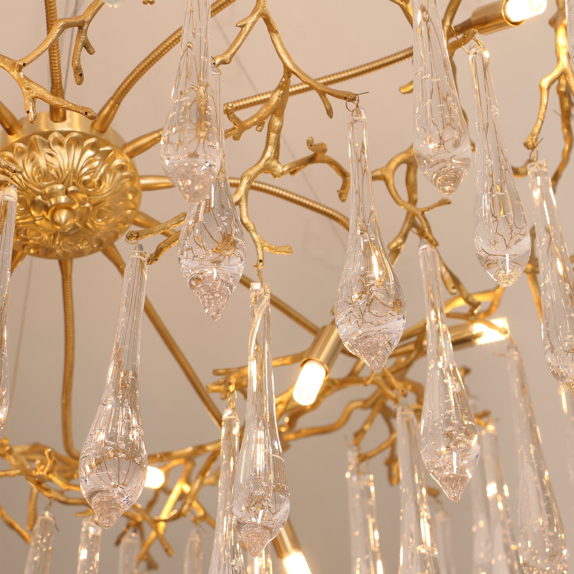 Branchs Brass Chandelier - Lumpaz