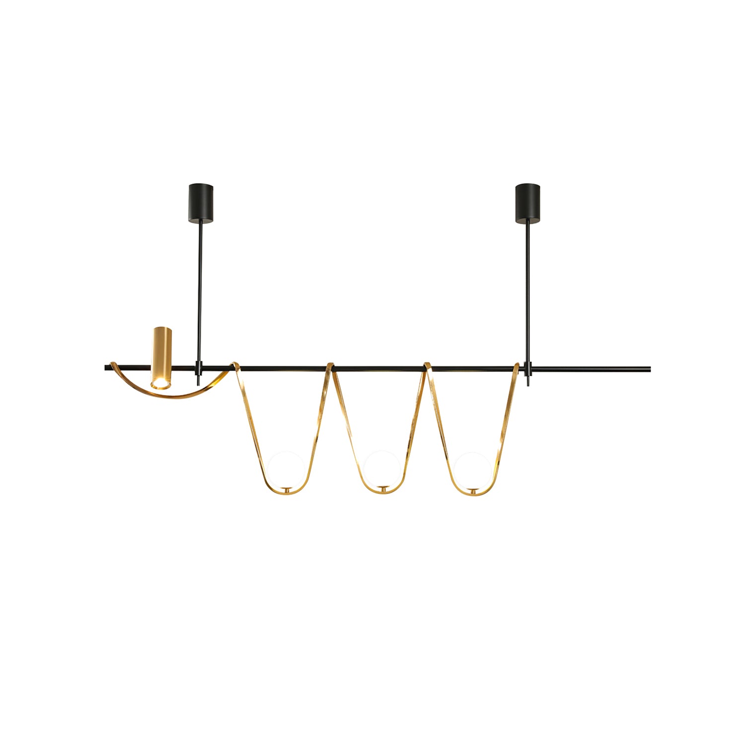 Linear Island Chandelier - Lumpaz