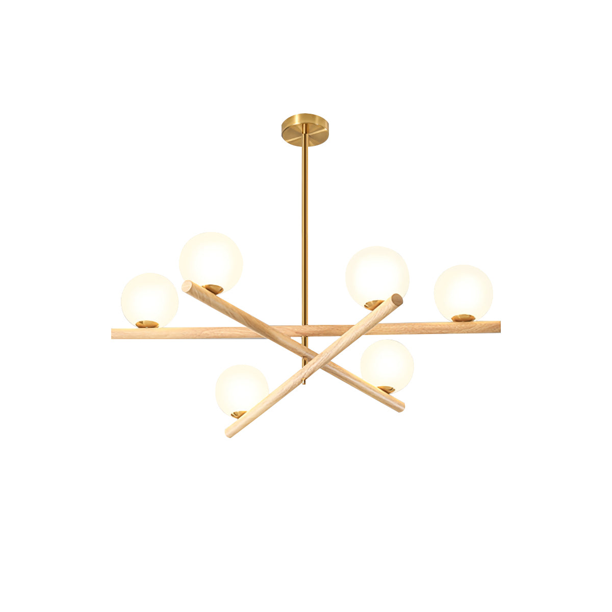 Line Ball Chandelier - Lumpaz