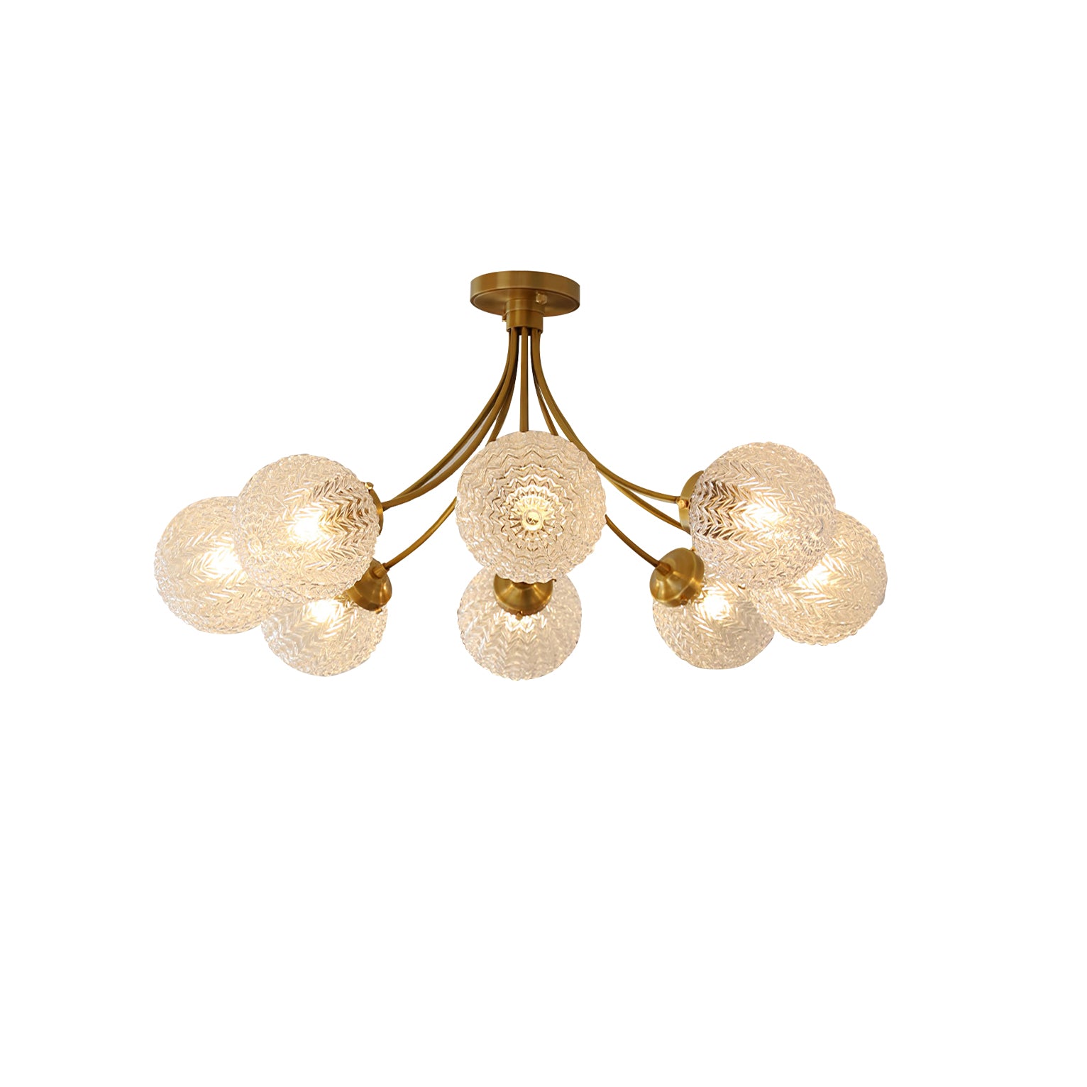 Retro Glass Ceiling Lamp - Lumpaz
