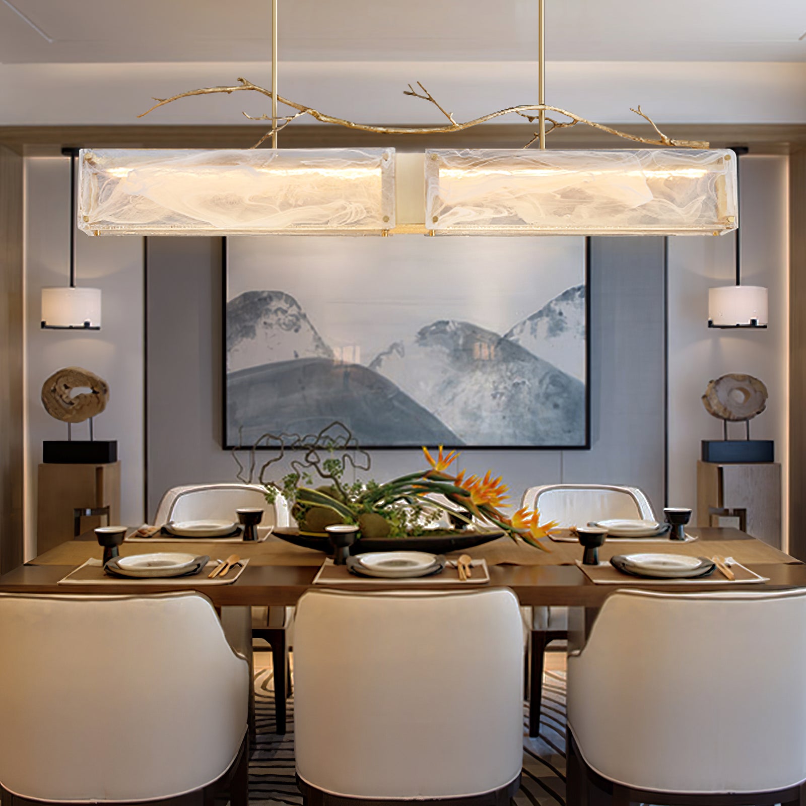 Thalassa Glass Chandelier - Lumpaz