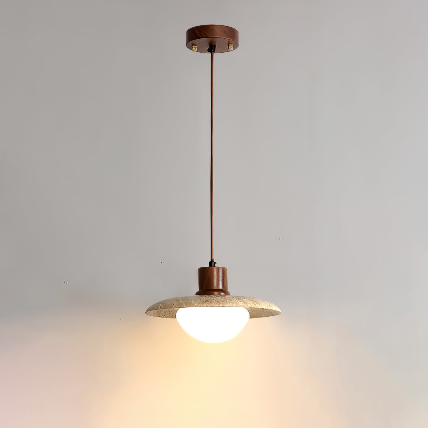 Travertine Pendant Lamp - Lumpaz