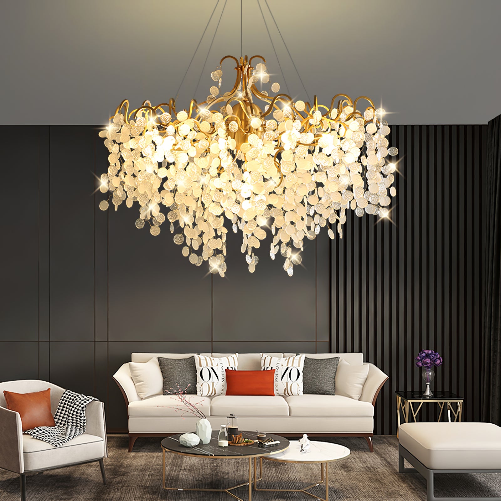 Shiro Noda Round Chandelier - Lumpaz