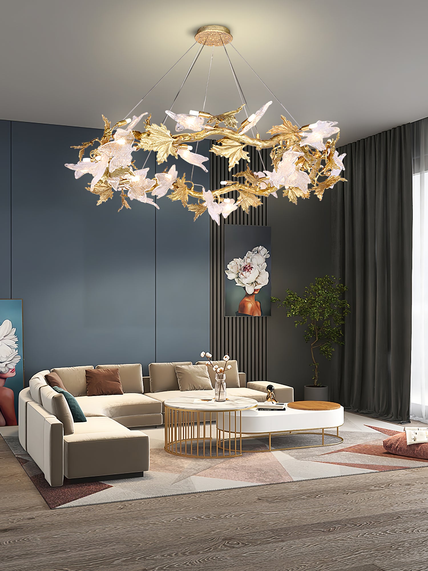 Folio Crown Chandelier - Lumpaz