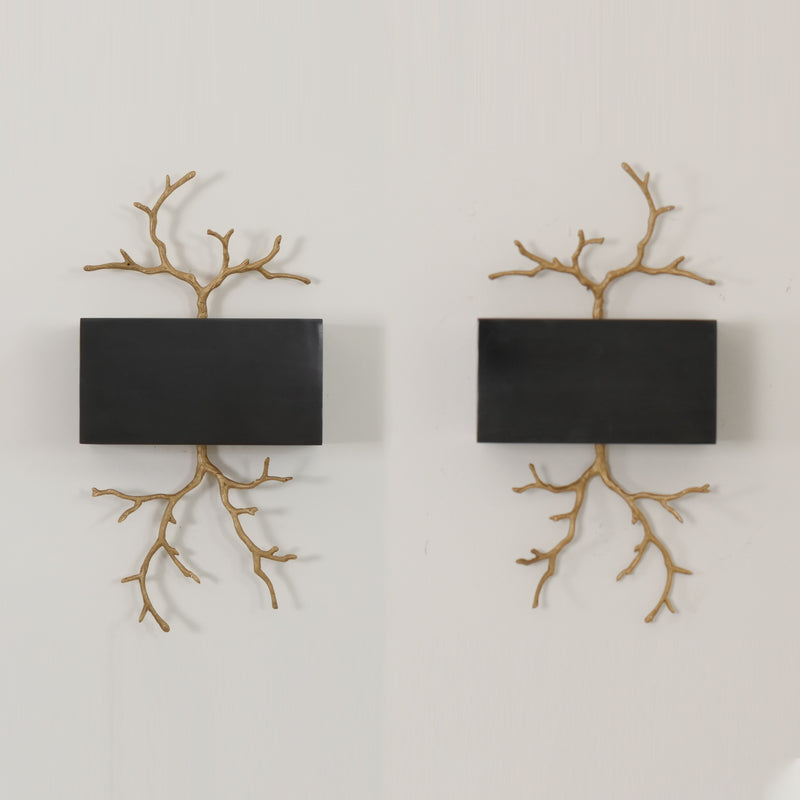 Brass Branch Wall Lamp - Lumpaz
