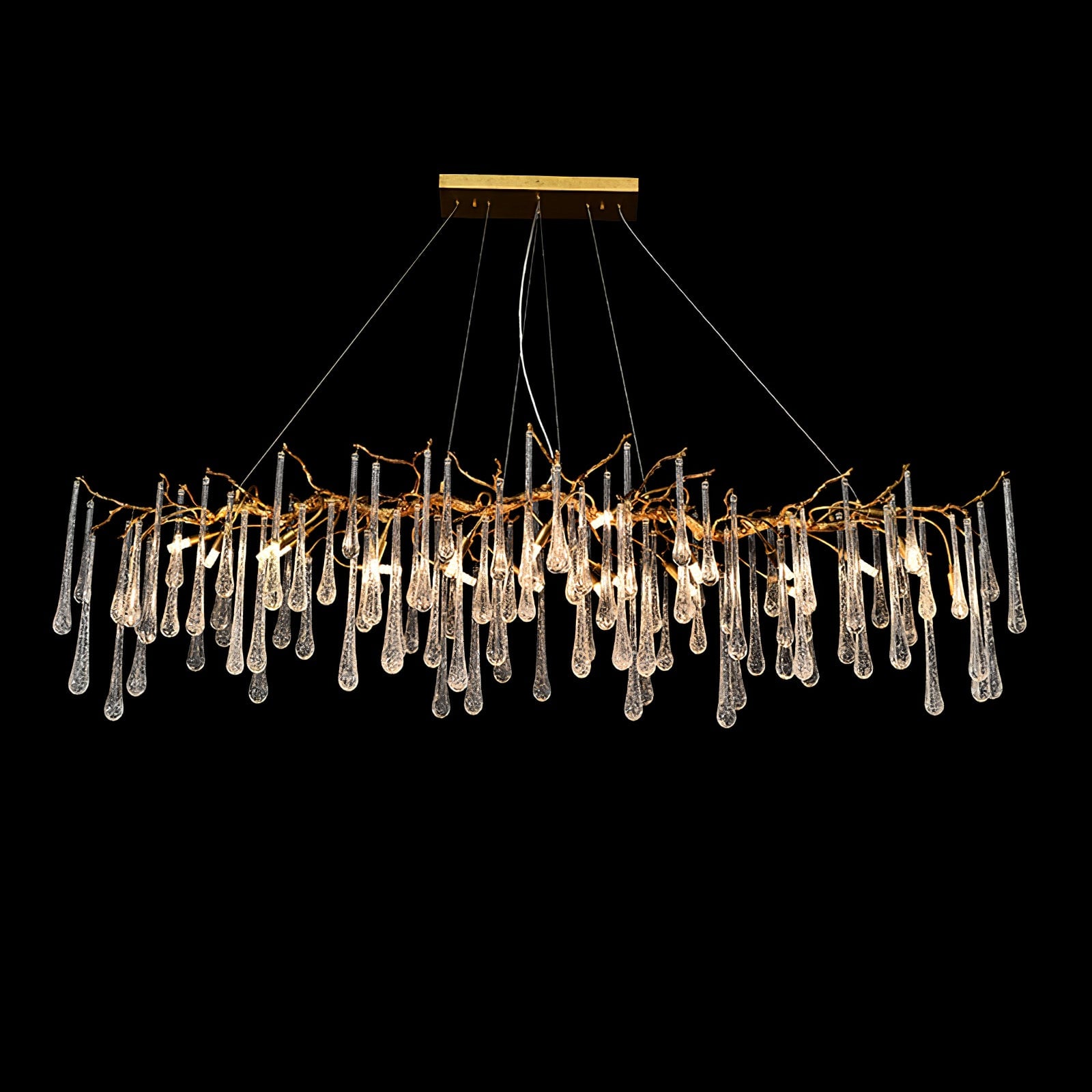 Aqua Makrama Chandeliers - Lumpaz