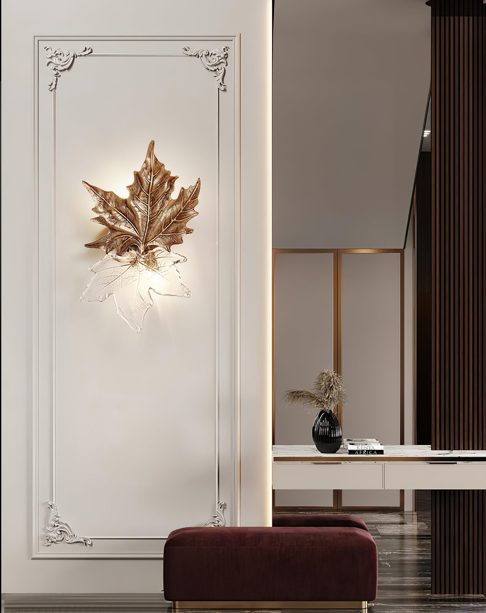 Folio Leaves Wall Lamp - Lumpaz