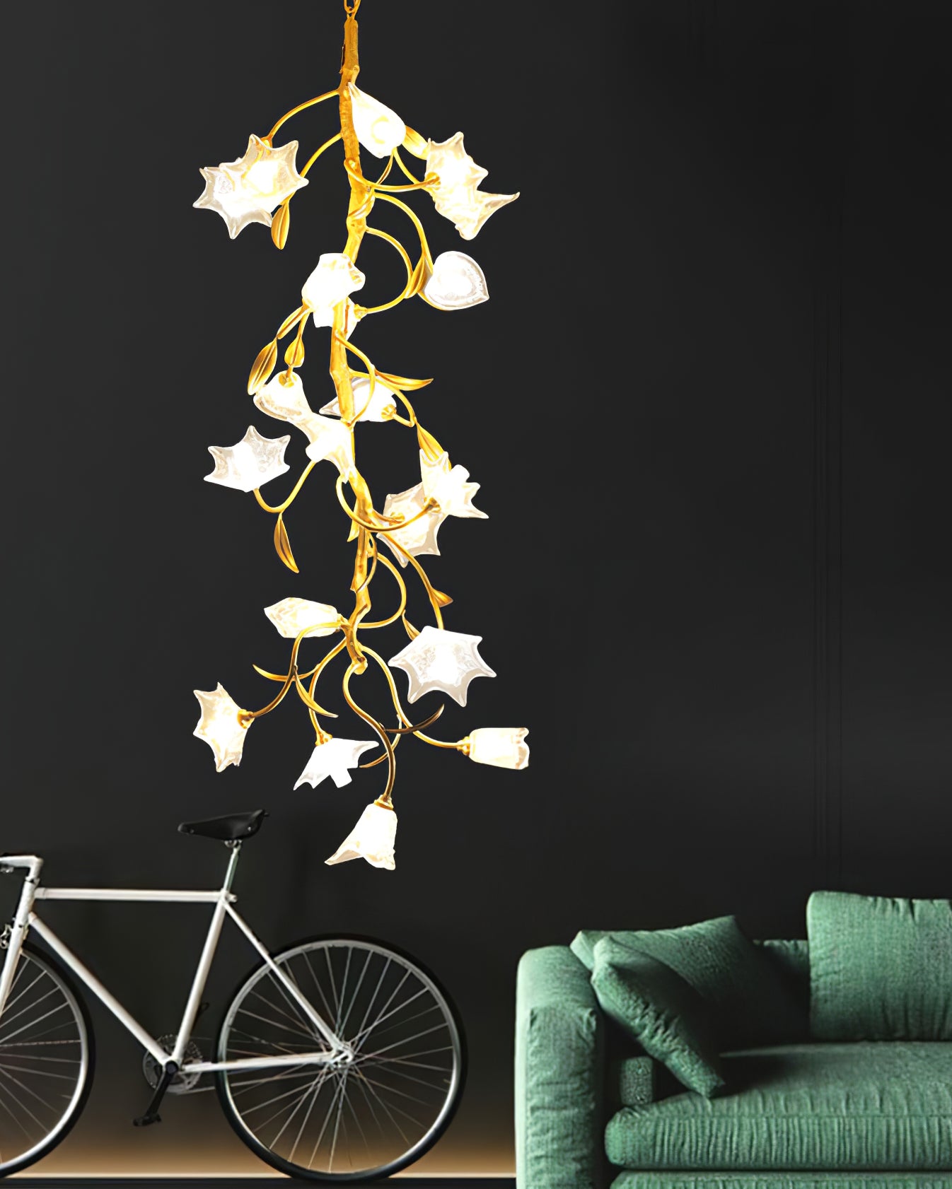 Flower Craftsman Chandelier - Lumpaz