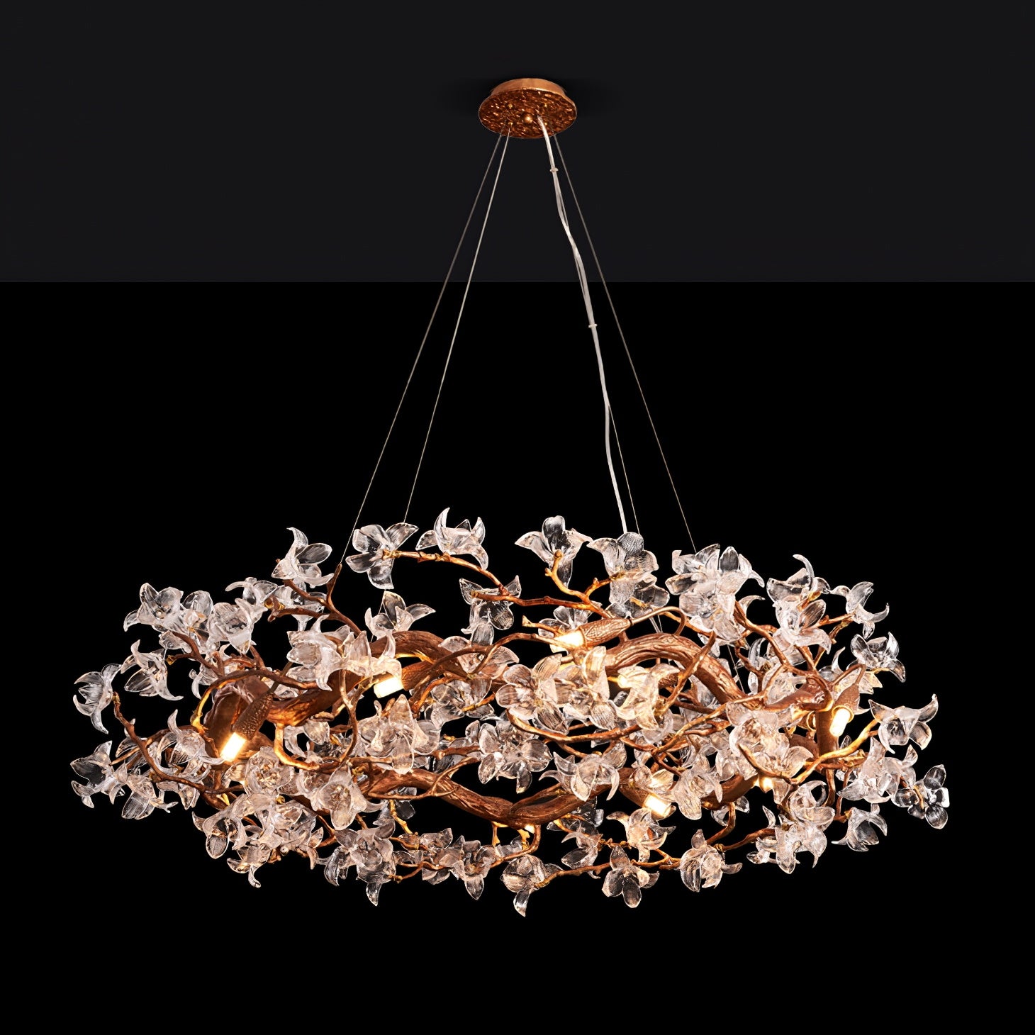 Hibiscus Flower Chandelier - Lumpaz