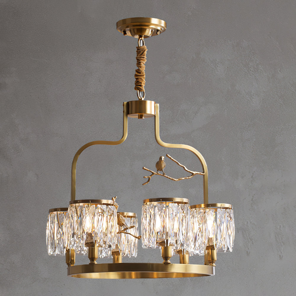 Crystal Bird Chandelier - Lumpaz