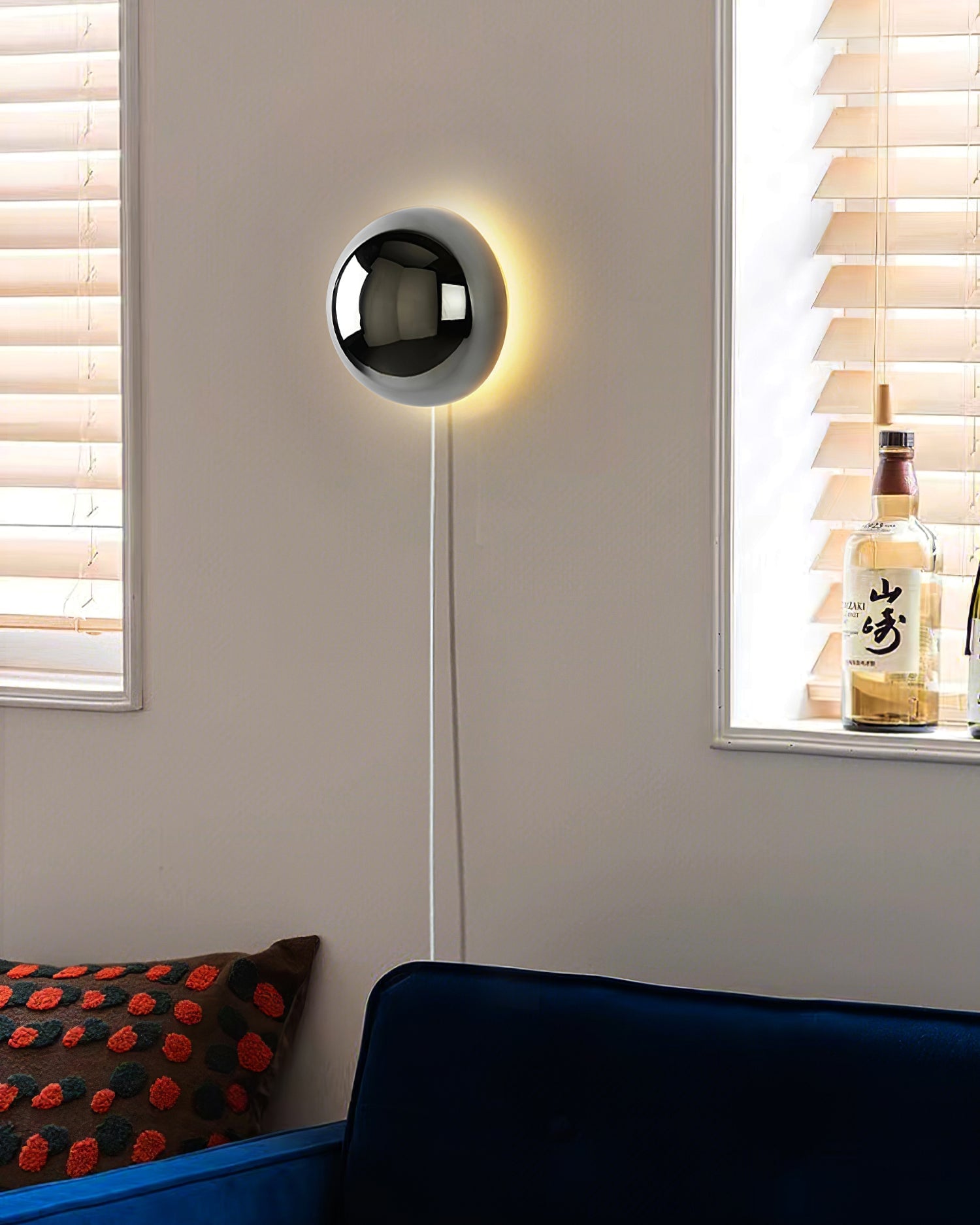 Round Metal Wall Lamp - Lumpaz