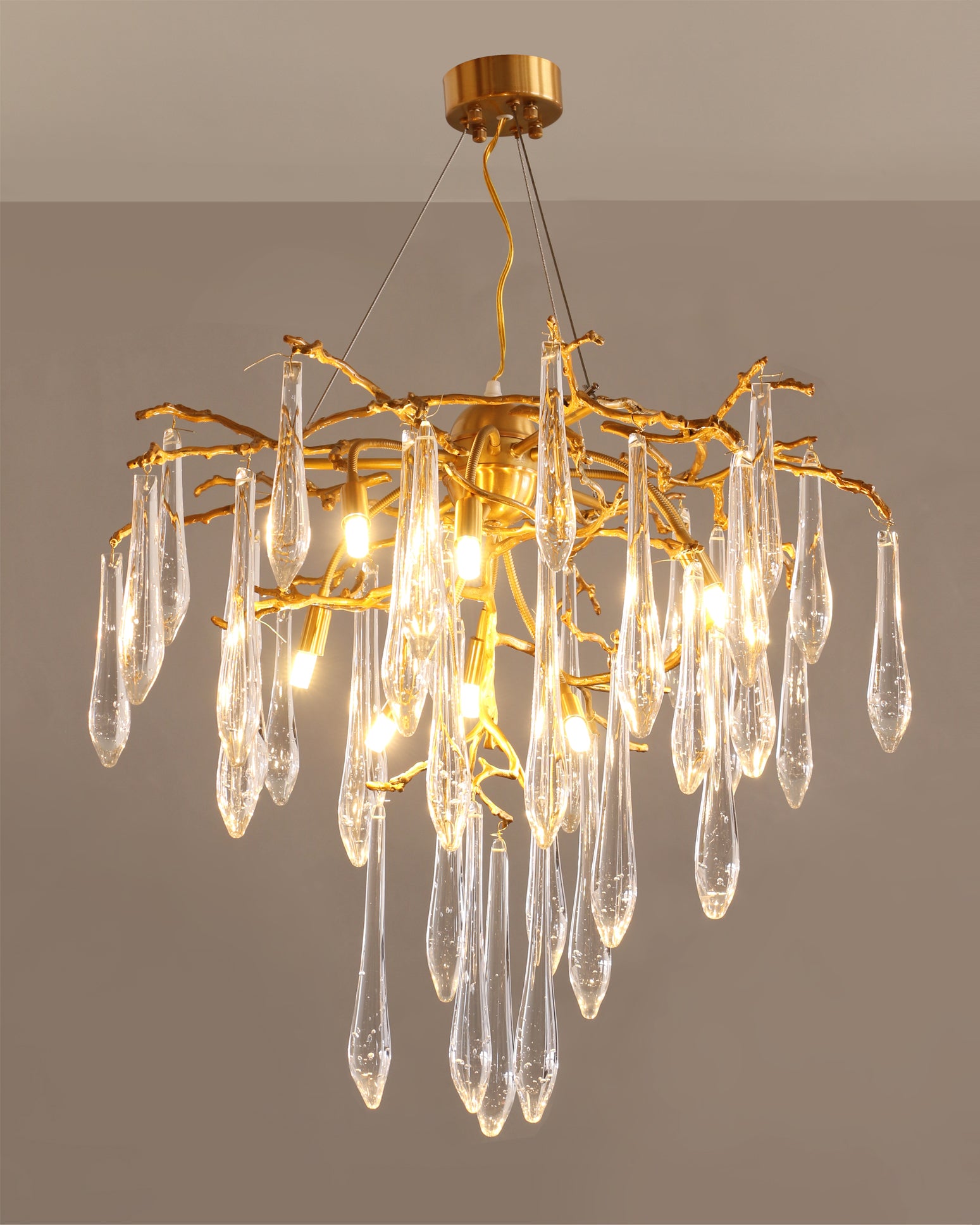 Icicle Crystal Chandelier - Lumpaz
