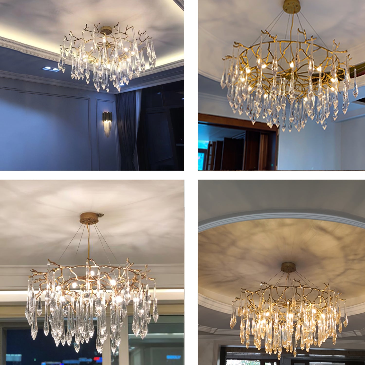 Branchs Brass Chandelier - Lumpaz