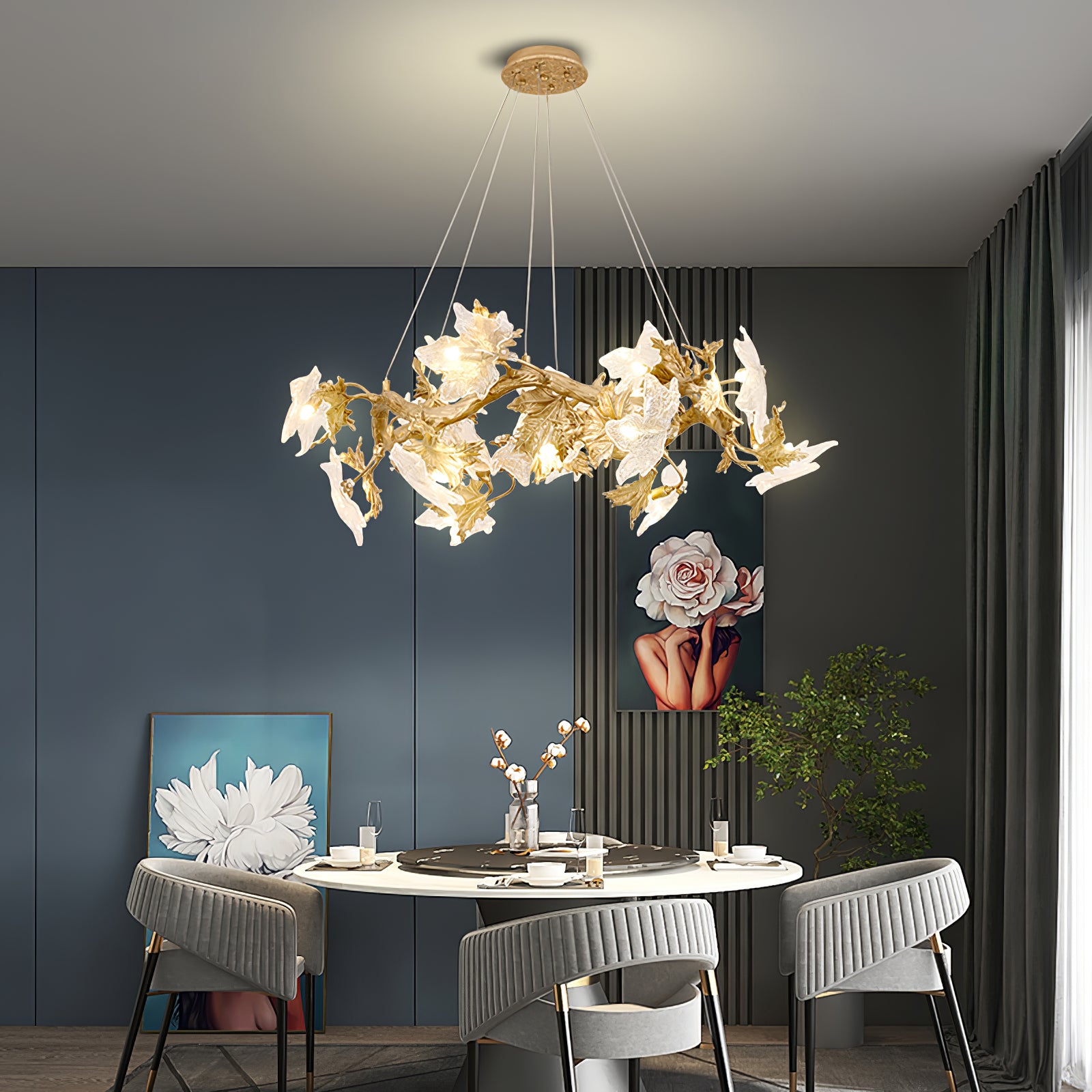 Folio Crown Chandelier - Lumpaz