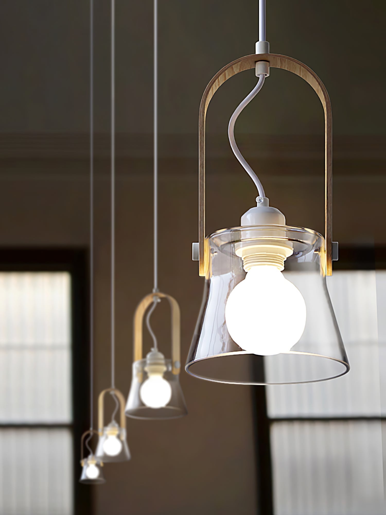 Skandi Glass Pendant Lamp - Lumpaz